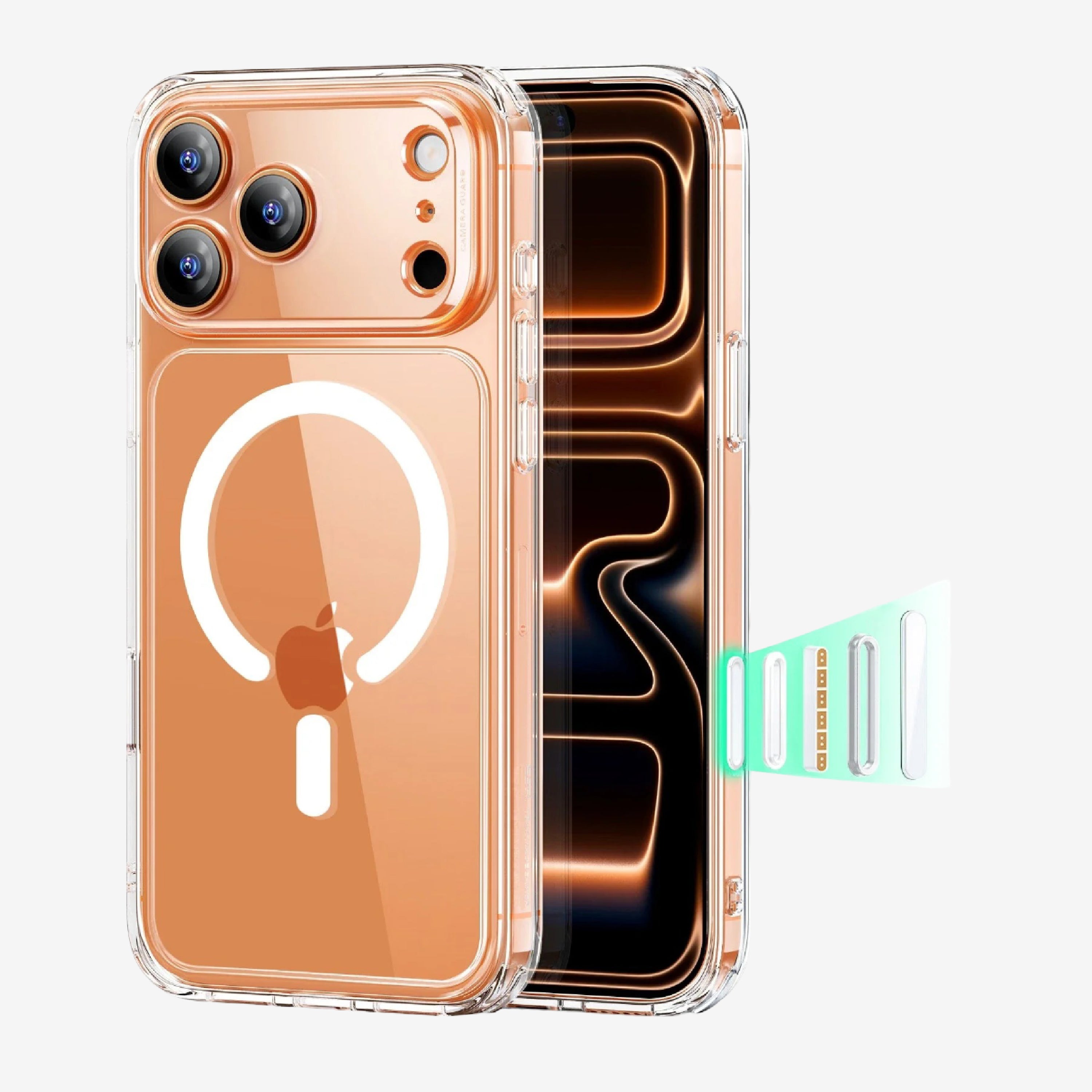 Bipack Classic Hybrid (Camera Control) + Tempered Glass iPhone 17 Pro