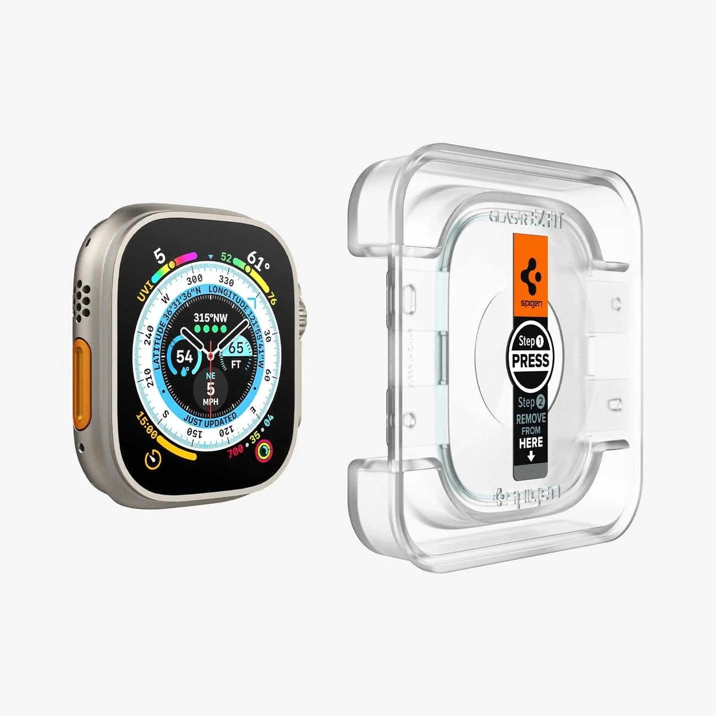 Protector de Pantalla Spigen - Apple Watch Ultra