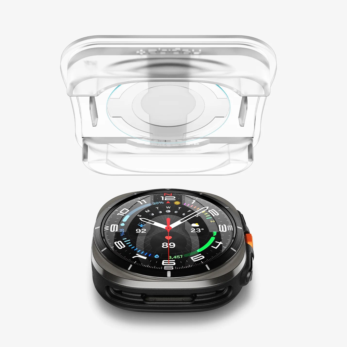 Protector de Pantalla Spigen GLAS.tR EZ Fit | Galaxy Watch Ultra - 47mm (2pack)