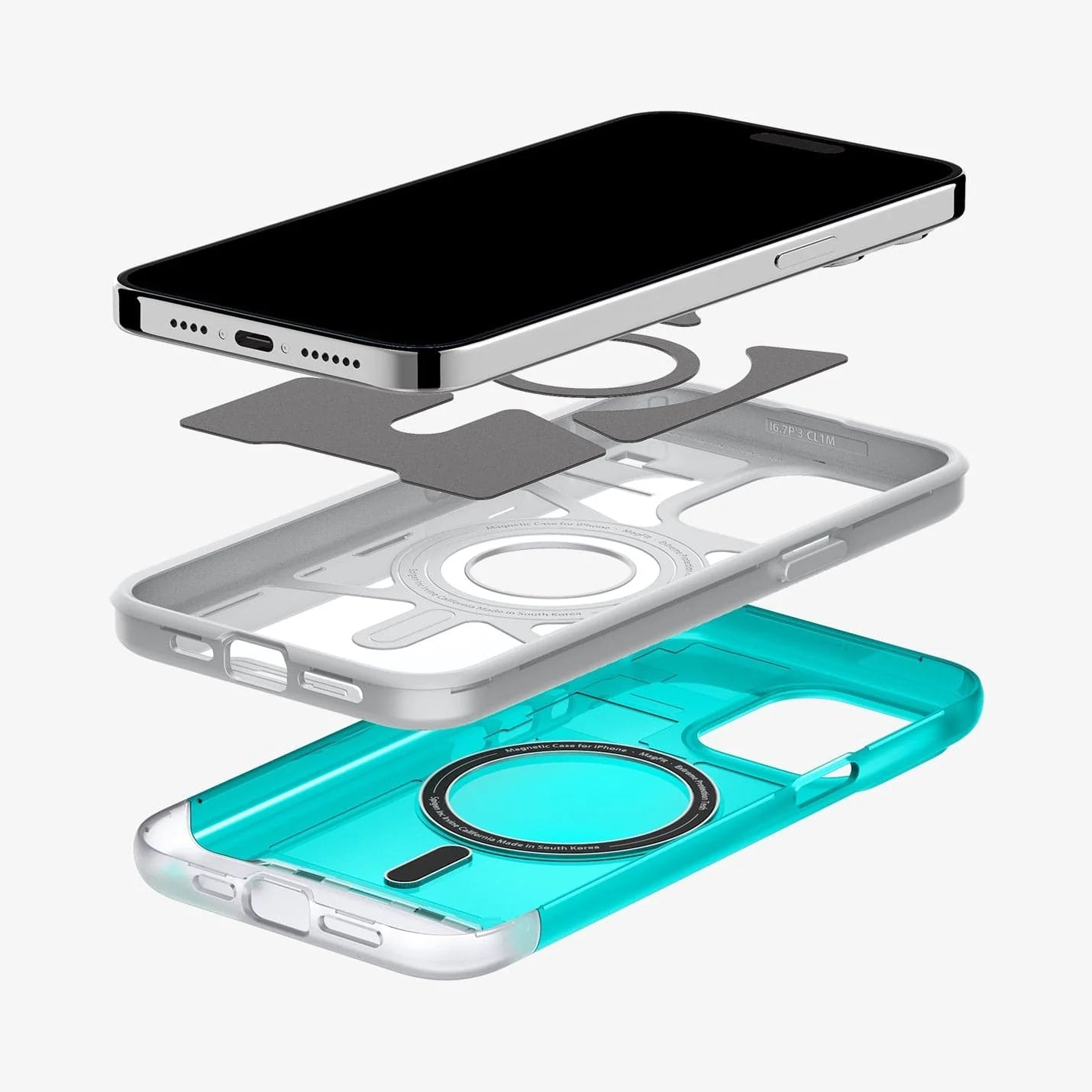 Case Spigen Classic C1 iPhone 15 Pro  | Magfit