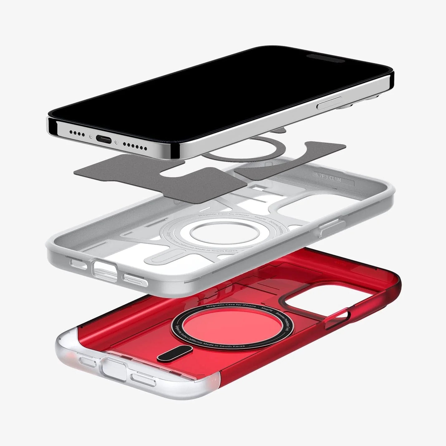 Case Spigen Classic C1 iPhone 15 Pro  | Magfit