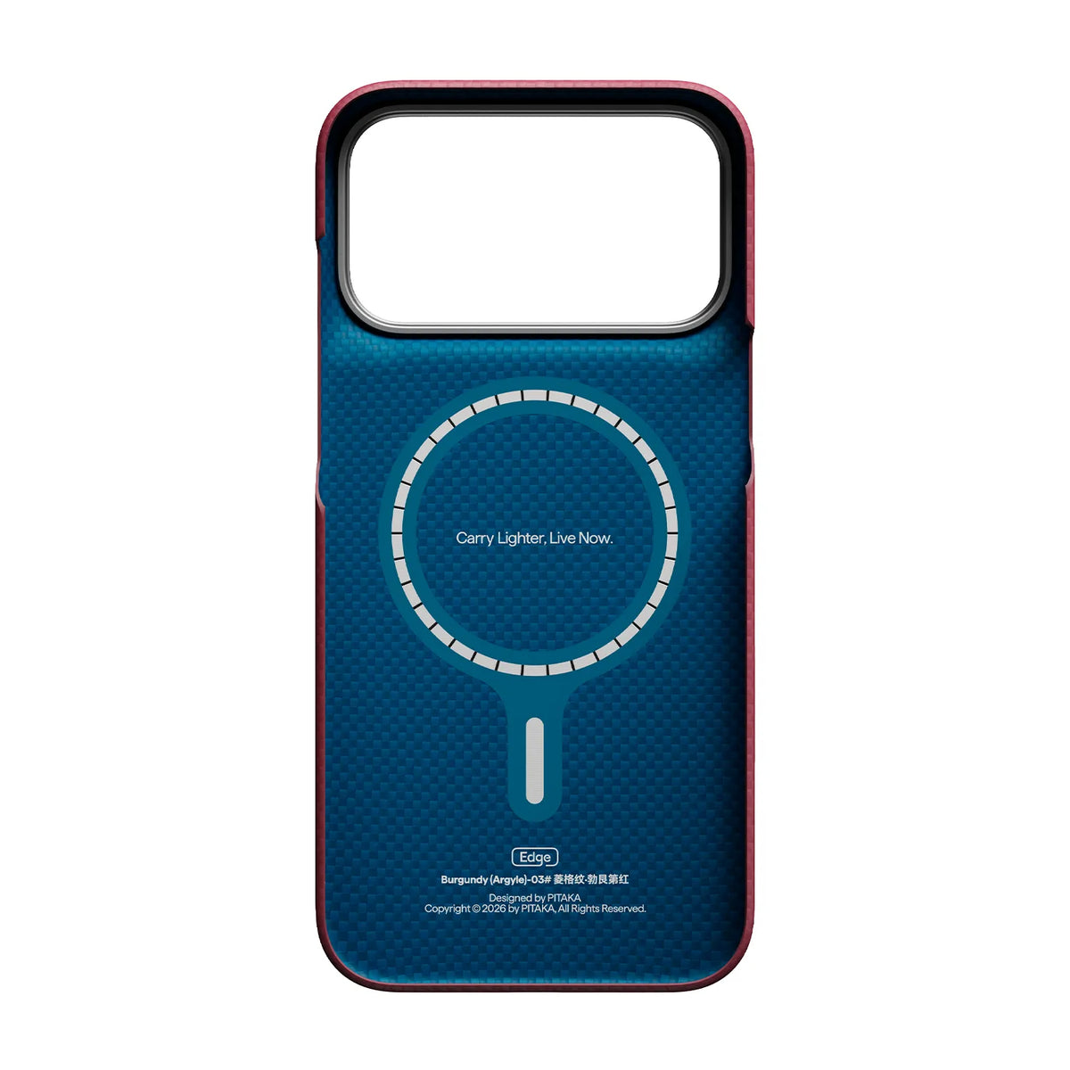 Case PITAKA Aramid Edge - iPhone 18 Pro Max · Argyle (PitaTap™)