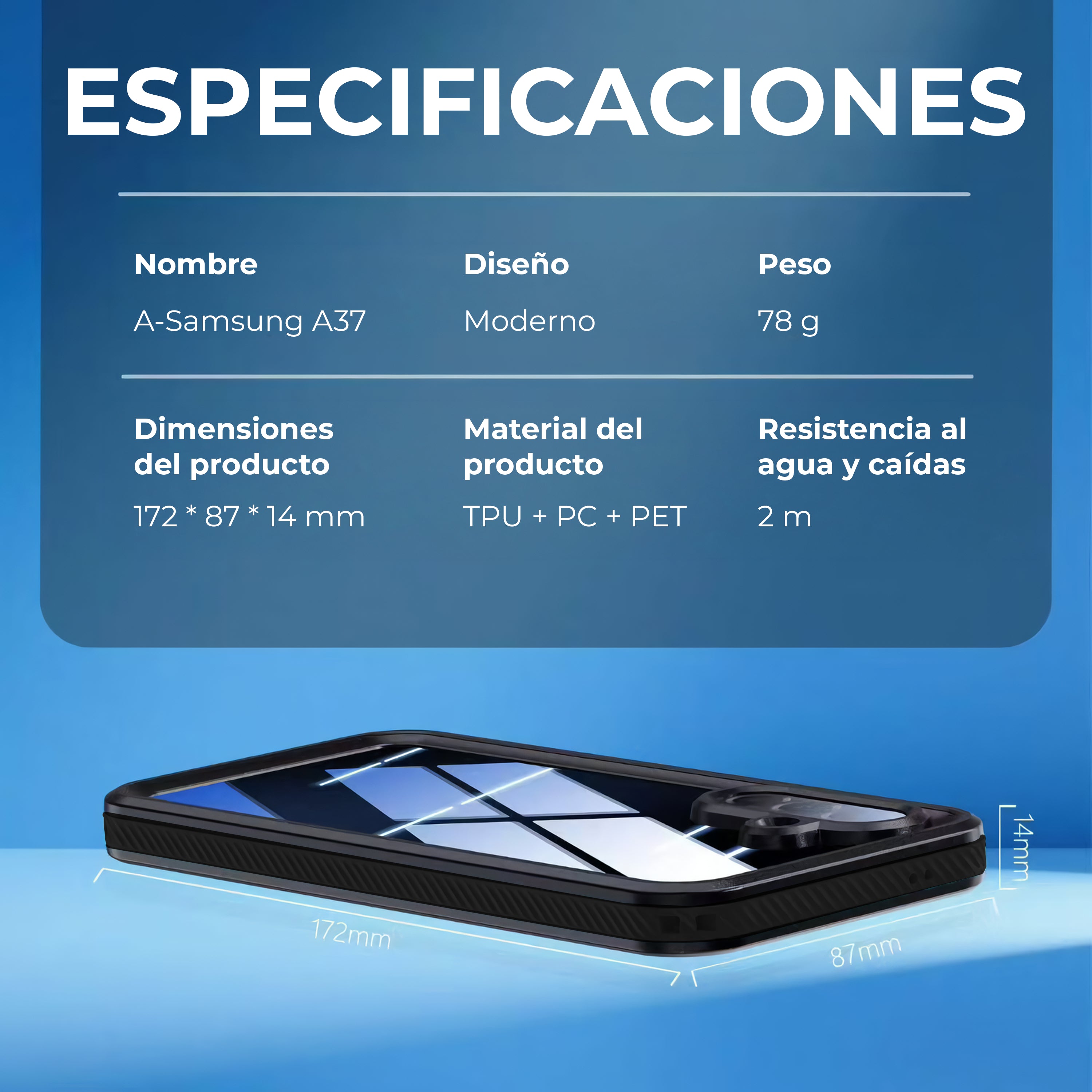 Case Redpepper Acuatico - Galaxy A37 5G