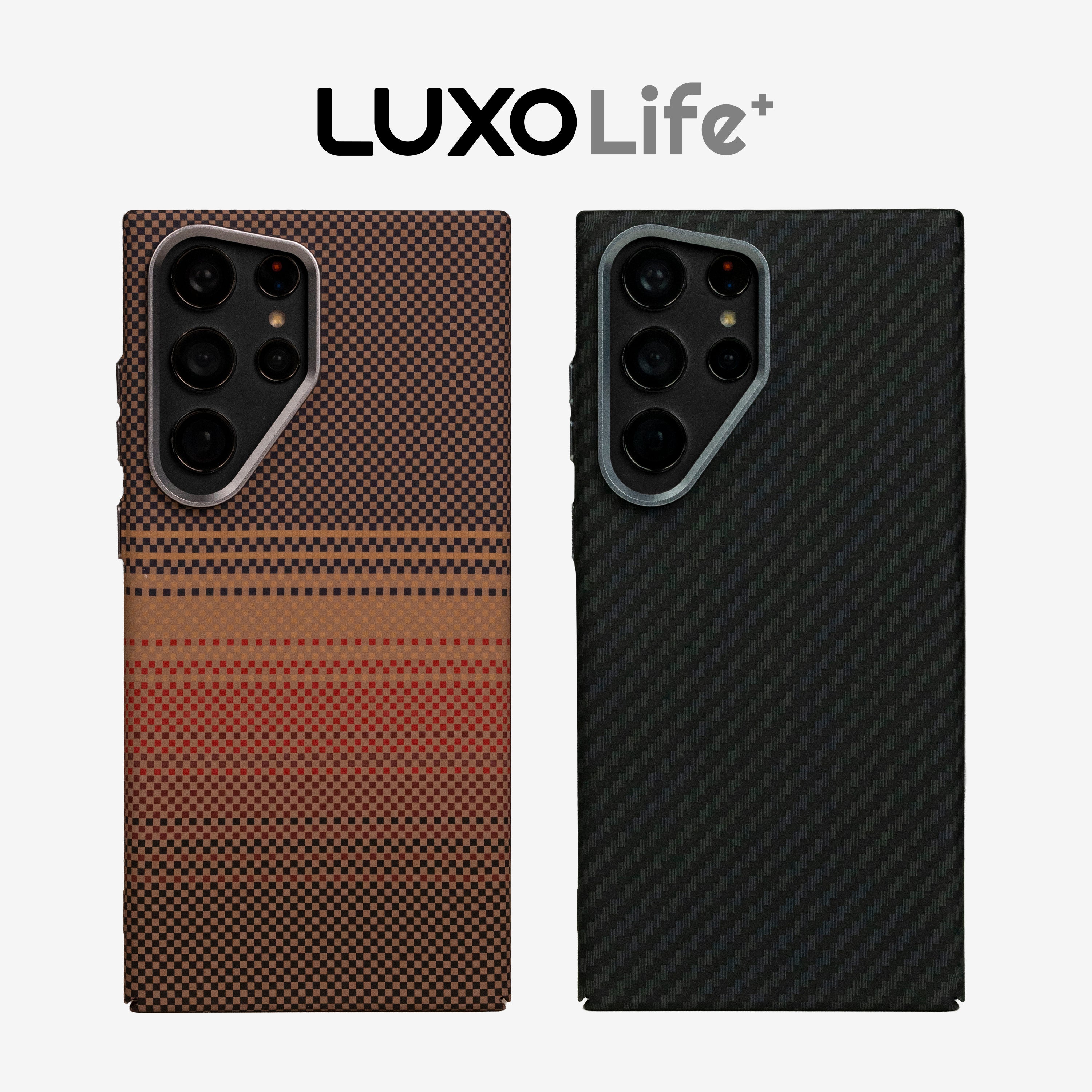 Case Ultra Delgado con Diseño Fibra de Carbono para Galaxy S23 Ultra
