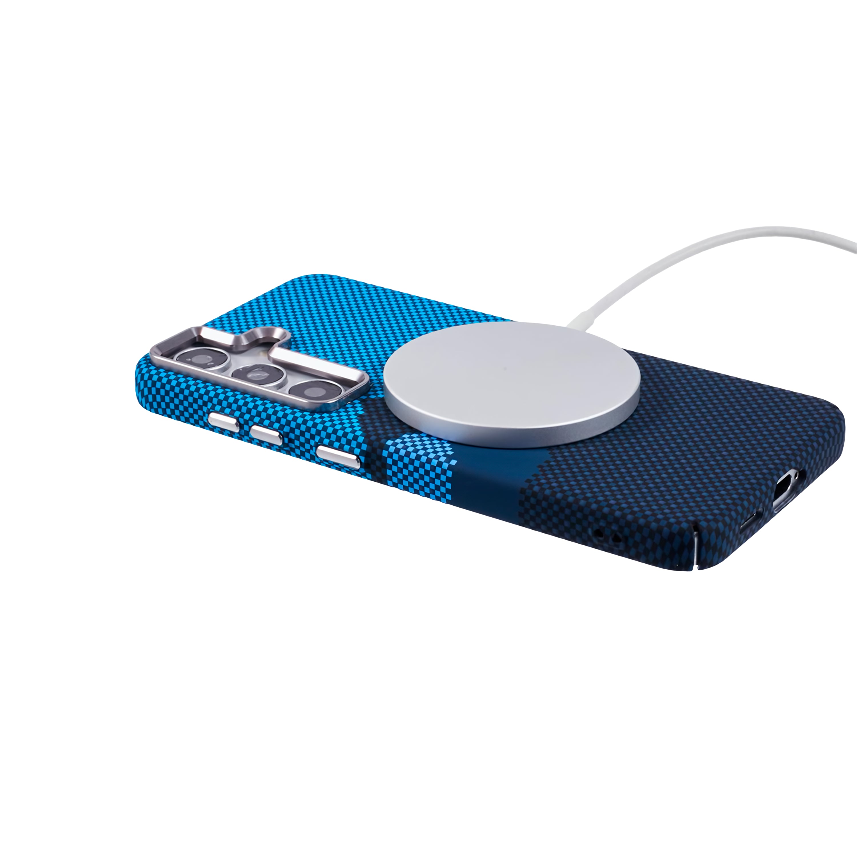 Case Ultra Delgado con Diseño Fibra de Carbono para Galaxy S24