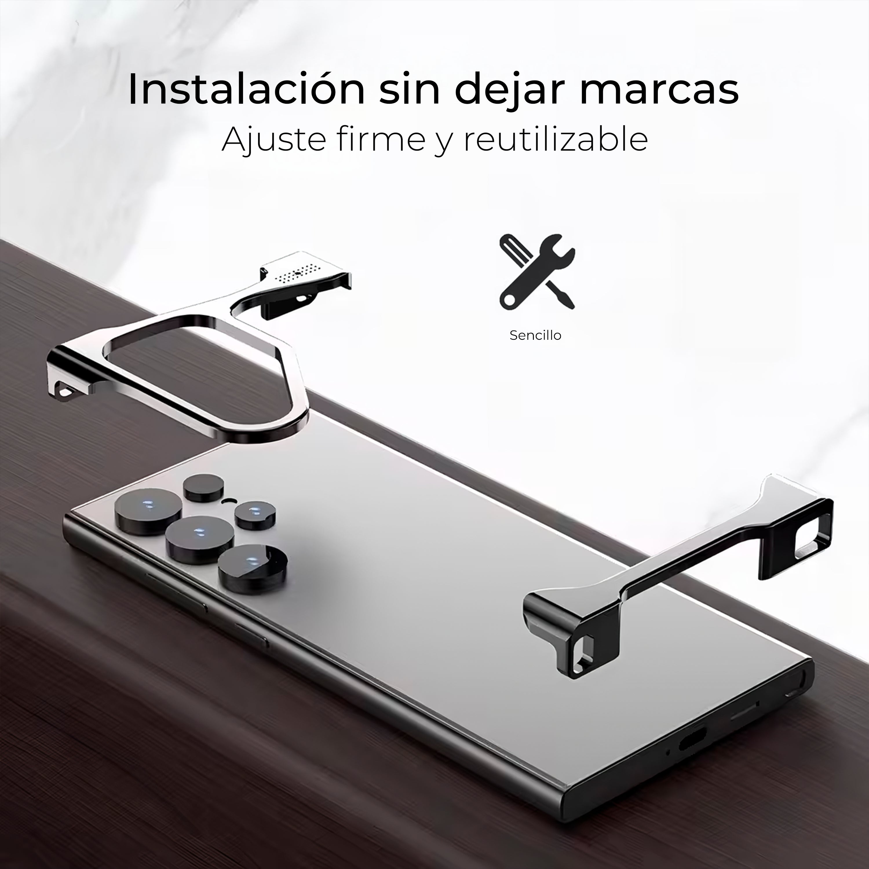 Case Ultra Metal Air  Shock 5.0 + RingZ Stand - Galaxy S25 Ultra