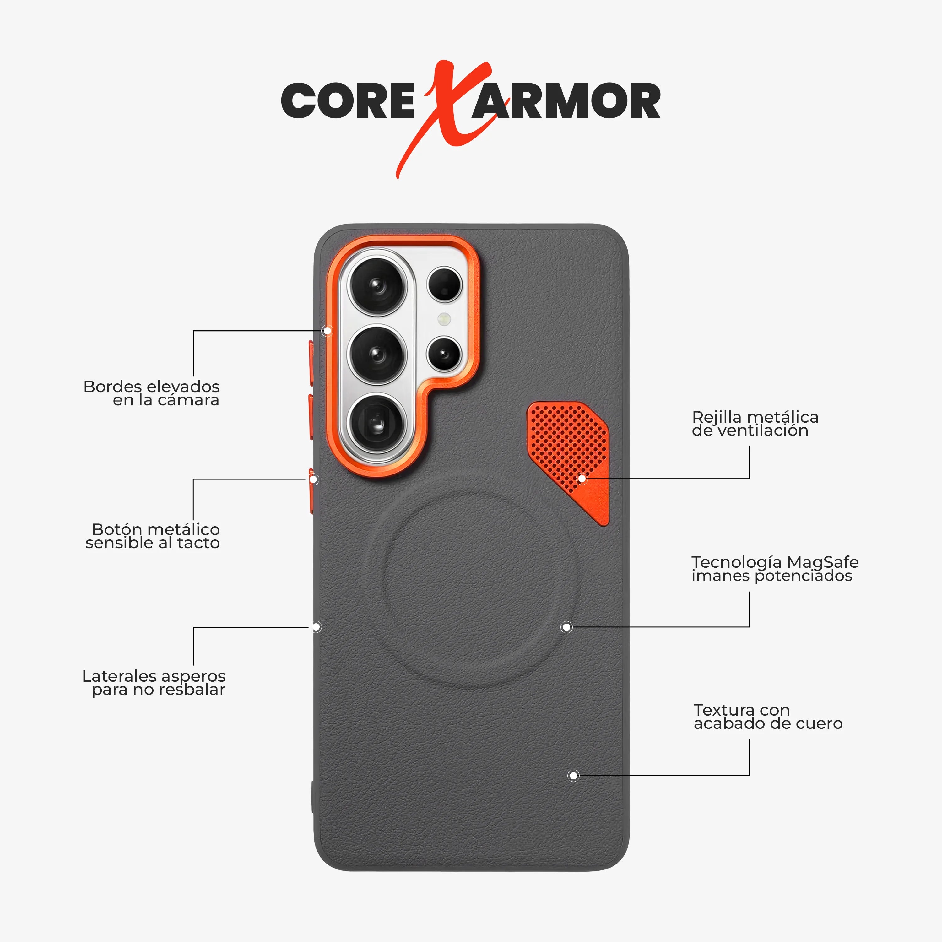 BiPack Case Core X Armor + Orbit 360 Pro - Galaxy S26 Ultra (MagSafe)