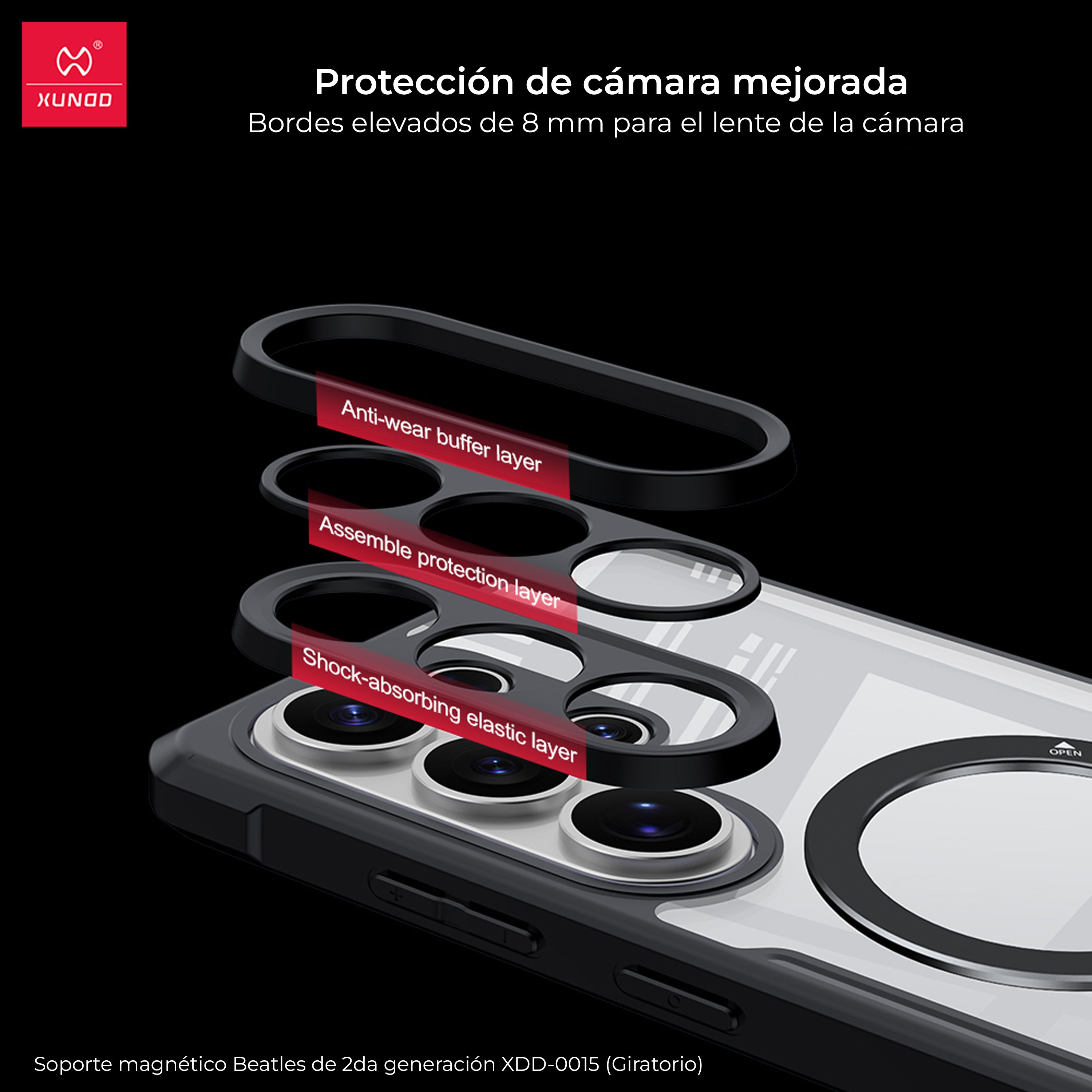 Case Xundd Beatle con Soporte - Galaxy S26 Ultra (MagSafe)