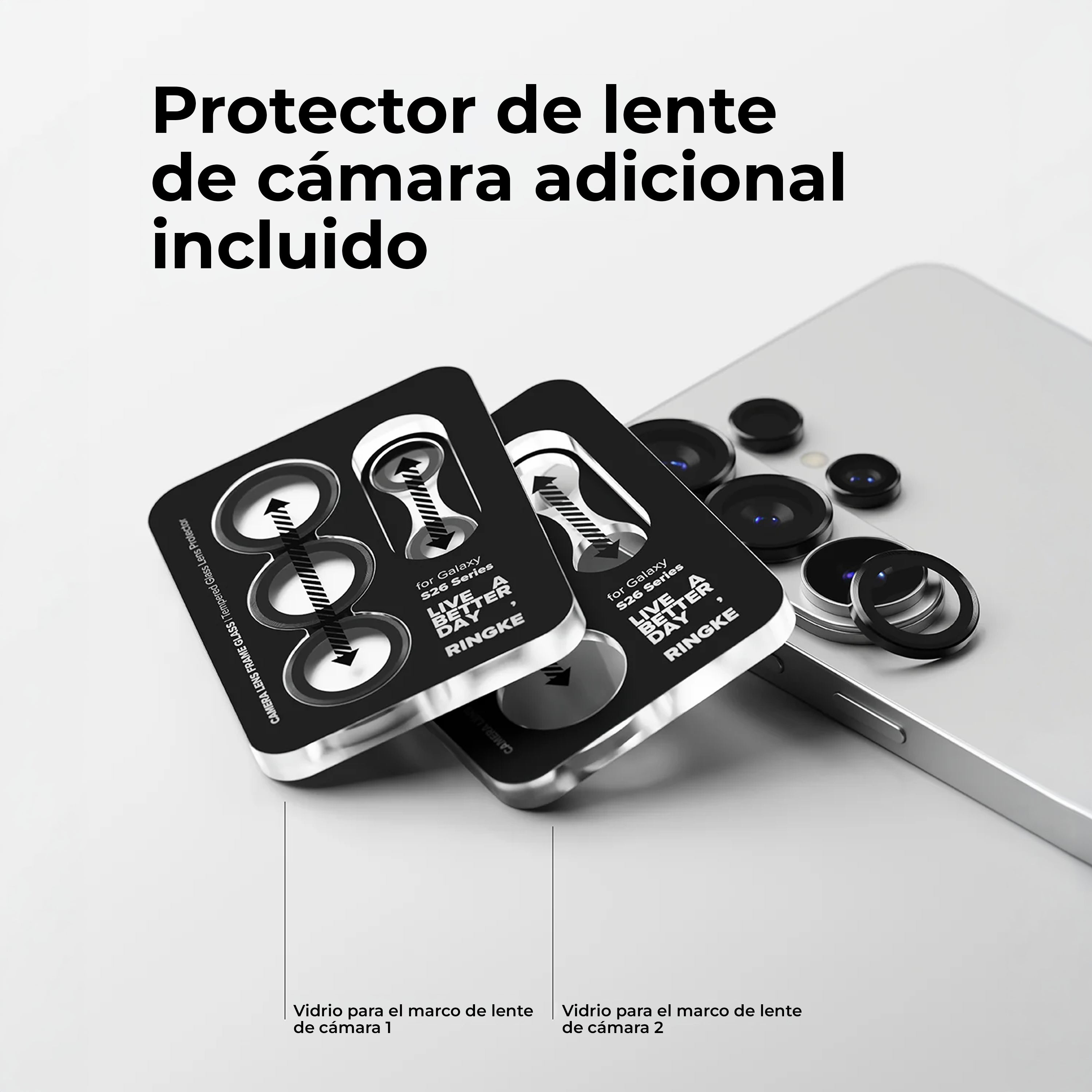 Protector de Cámara Ringke Lens Frame - Galaxy S26 Ultra (2 und)