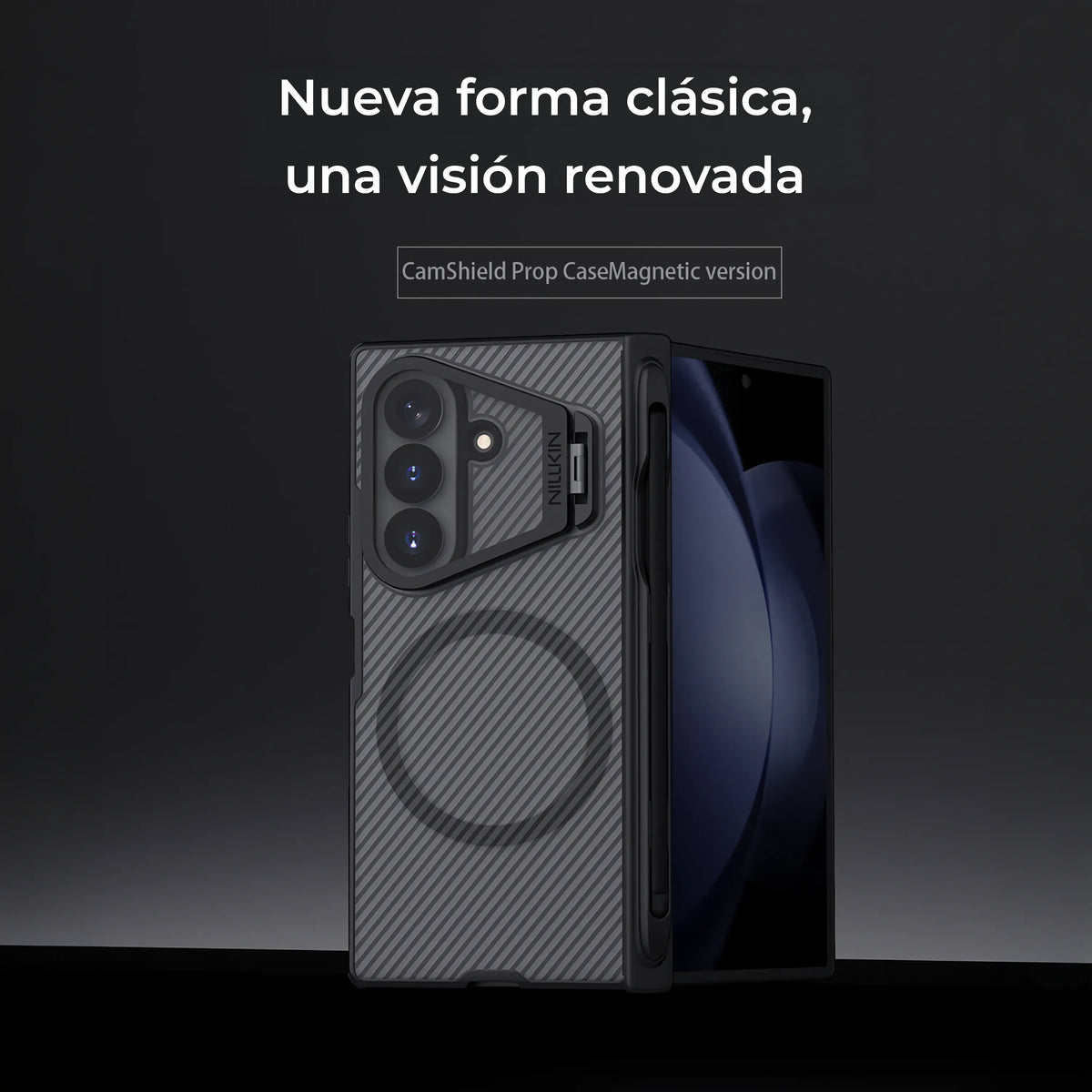 Case Nillkin Lens Guard CamShield Pro - Galaxy Z Fold 8 Ultra ( Incluye Lápiz )(Smoke)