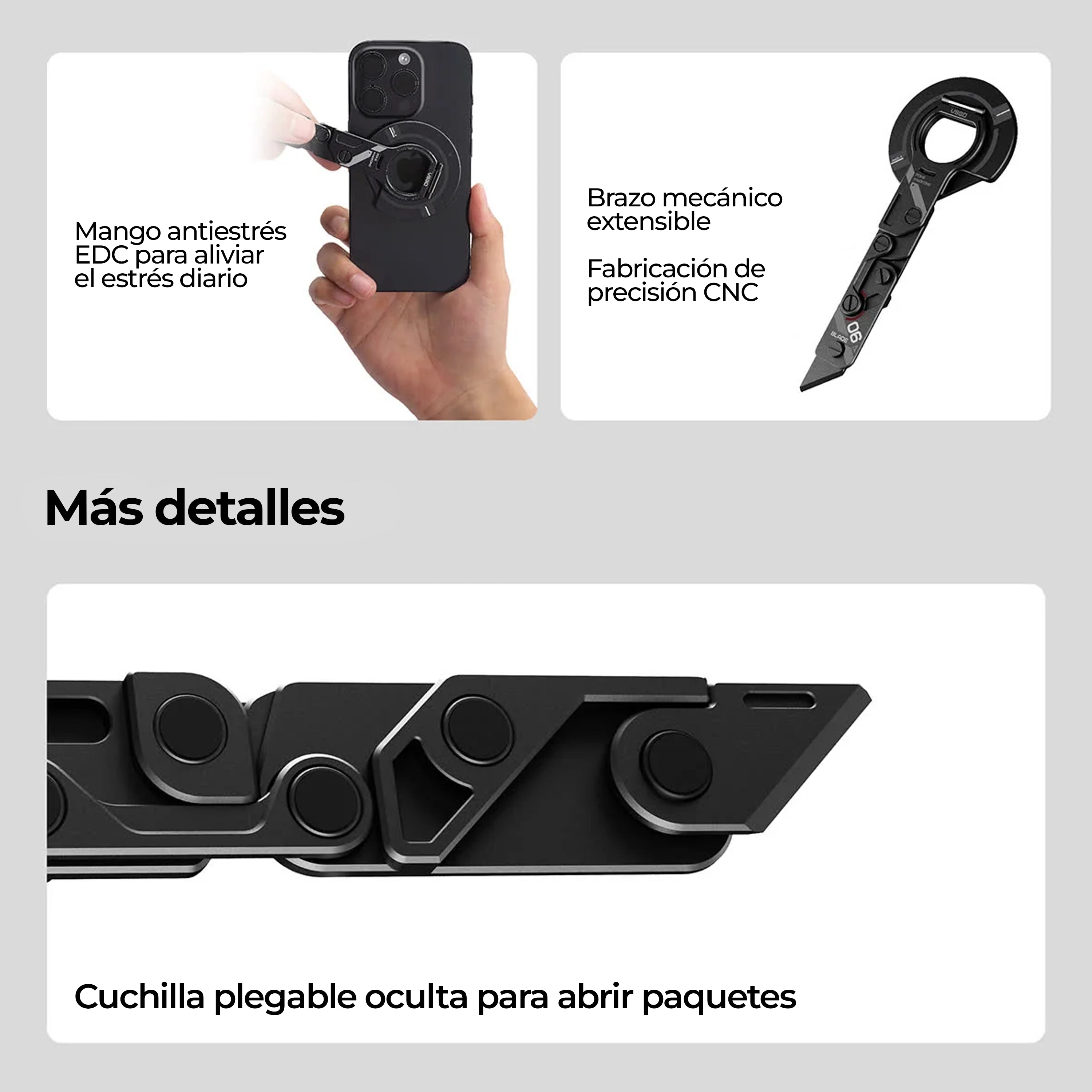 Grip Magnético 360° VSGO - Soporte Parante MagSafe Multiusos
