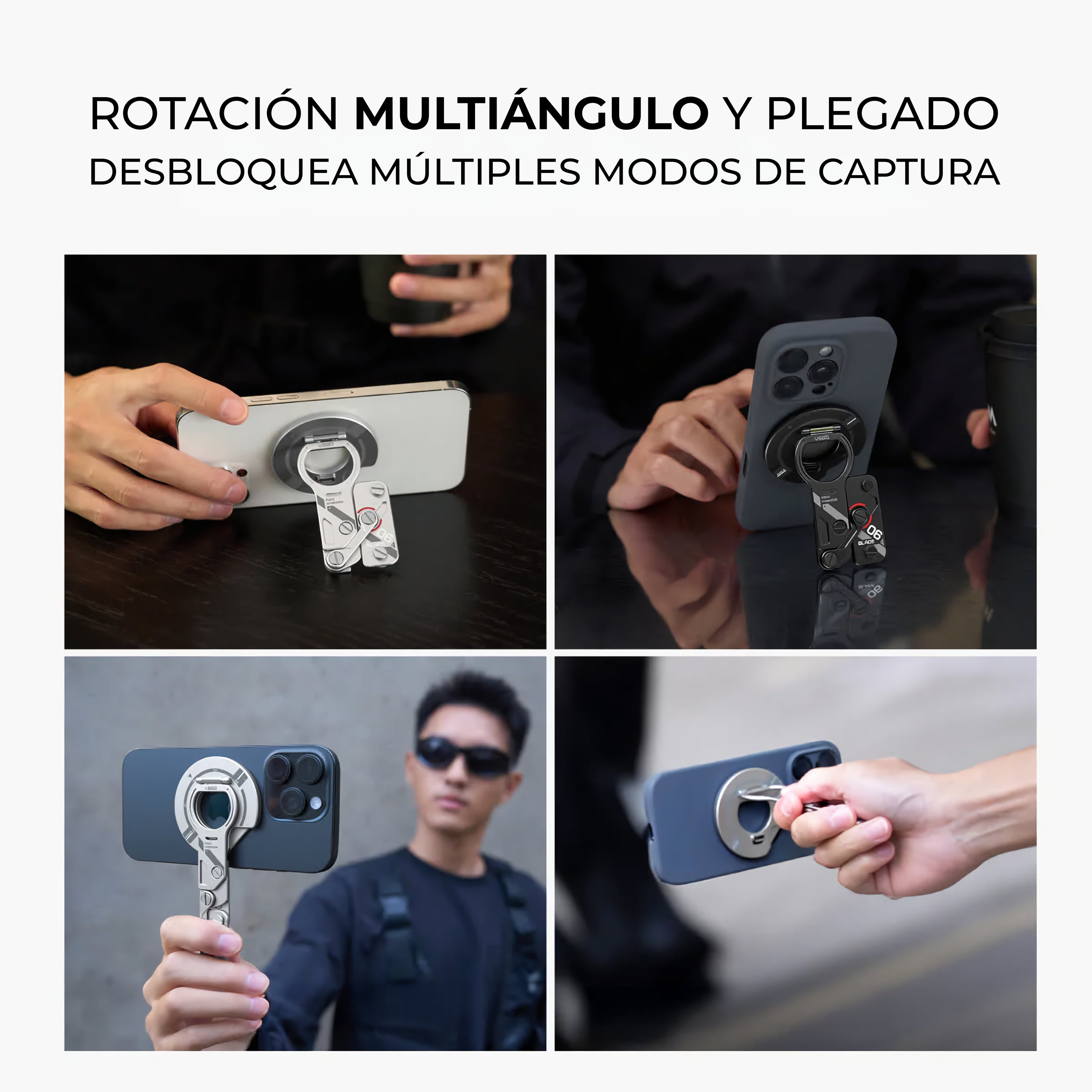Grip Magnético 360° VSGO - Soporte Parante MagSafe Multiusos