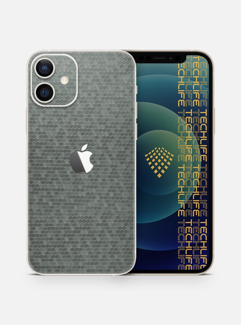 Skin Premium Titanium 3D Honeycomb para iPhone 12