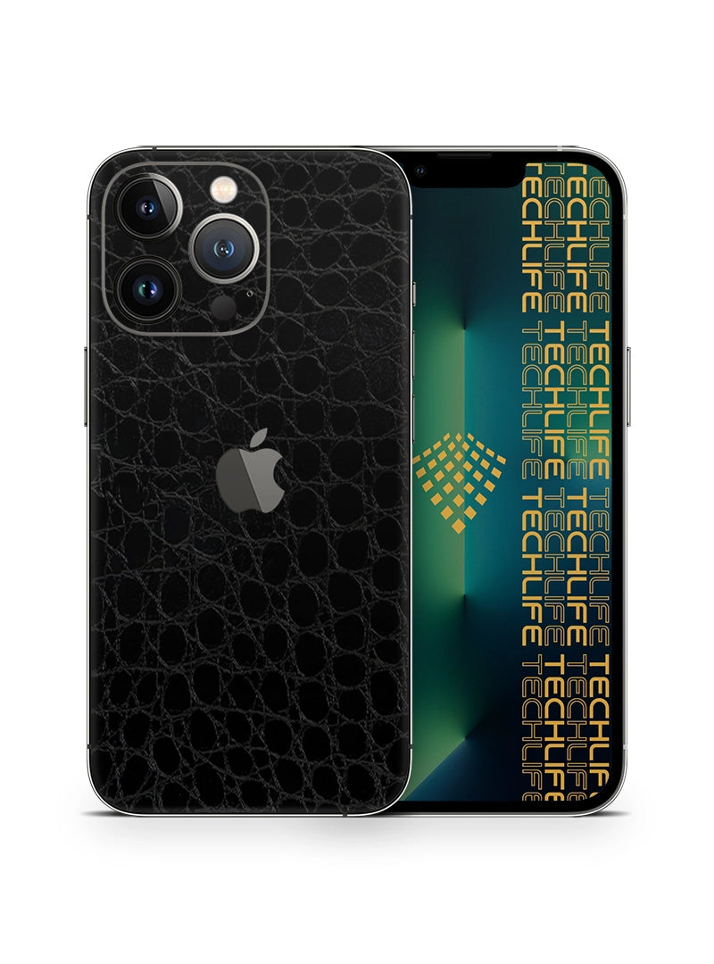 Skin Premium Caiman Negro Original iPhone 13 Pro
