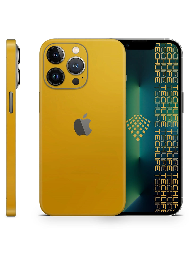 Skin Premium Color Amarillo Brillante iPhone 13 Pro