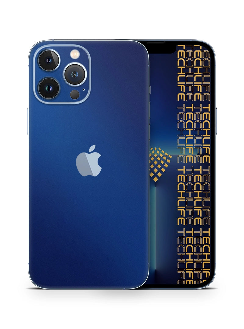 Skin Silver Azul Metálico iPhone 13 Pro Max