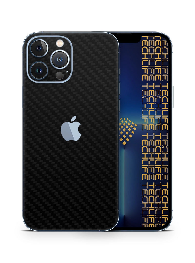 Skin Premium Carbono Negro iPhone 13 Pro Max