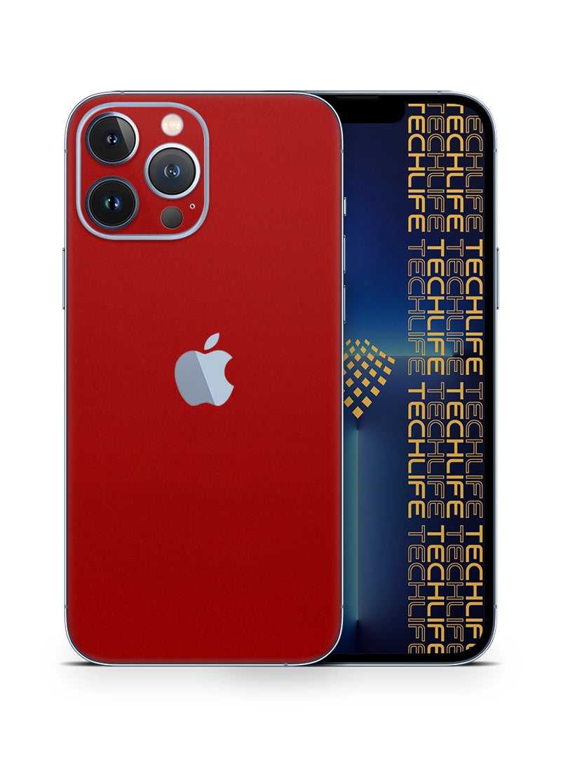 Skin Premium Alcantara Rojo iPhone 13 Pro Max