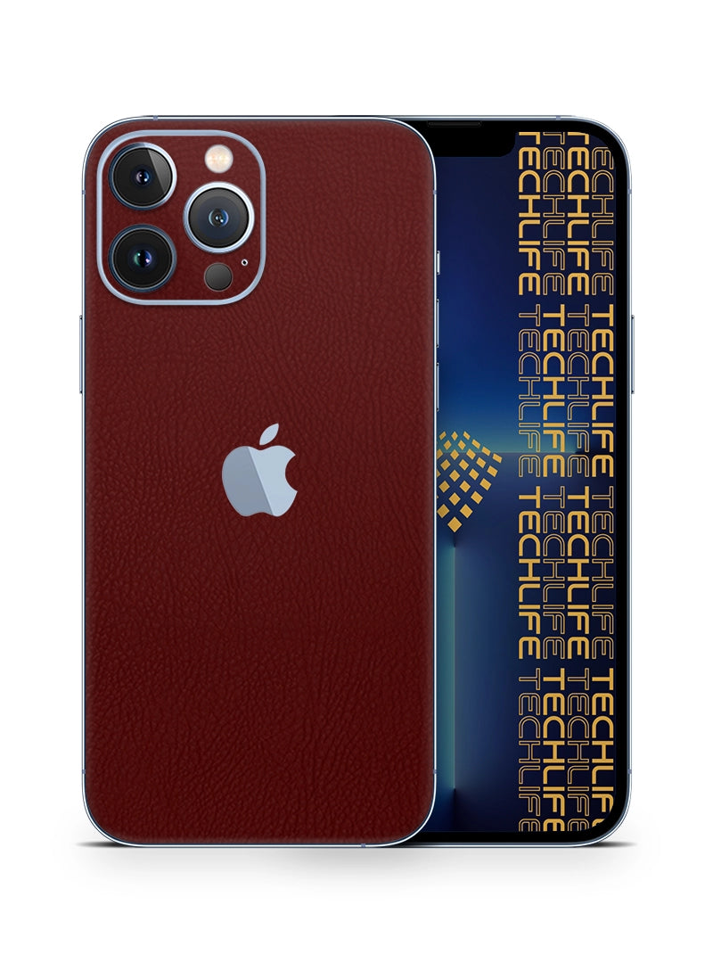 Skin Premium Cuero Merlot iPhone 13 Pro Max