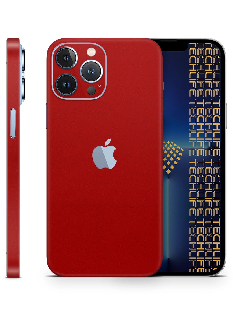 Skin Premium Alcantara Rojo iPhone 13 Pro Max