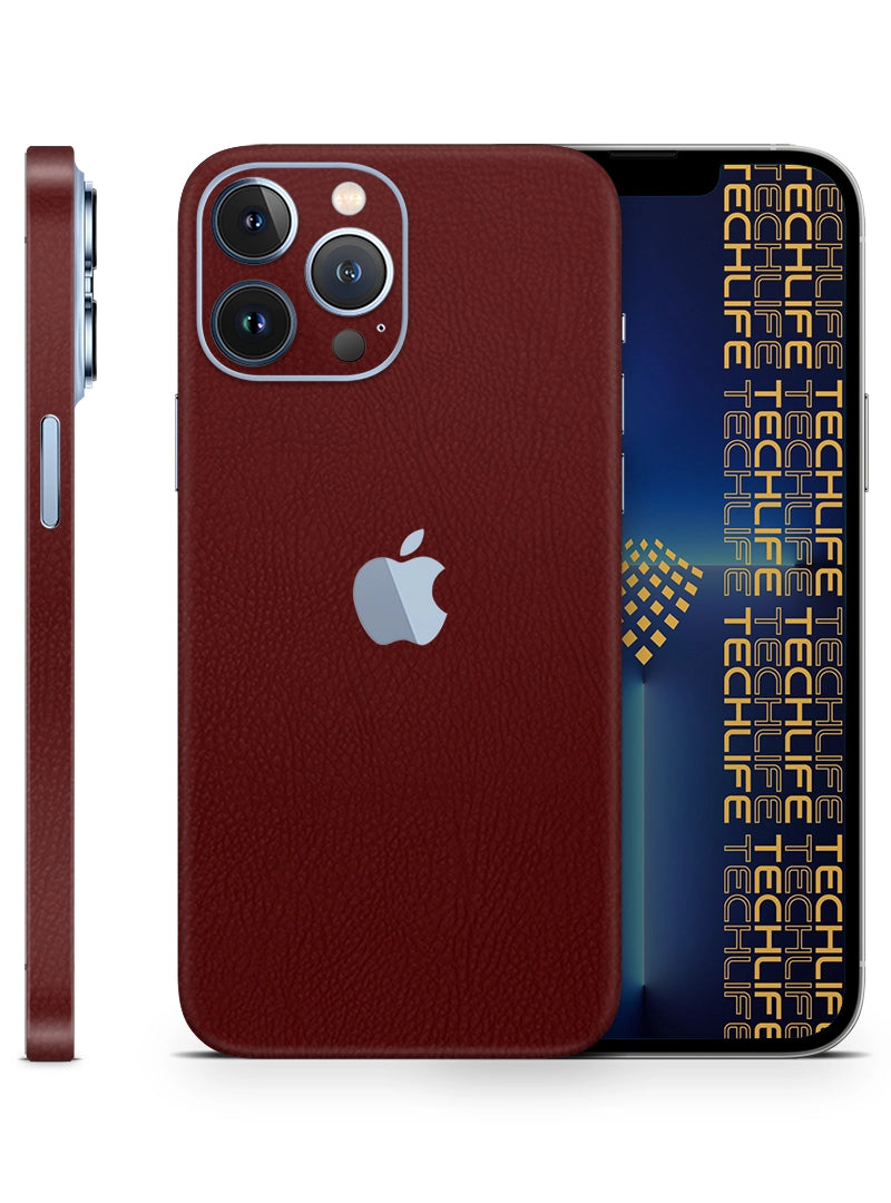 Skin Premium Cuero Merlot iPhone 13 Pro Max