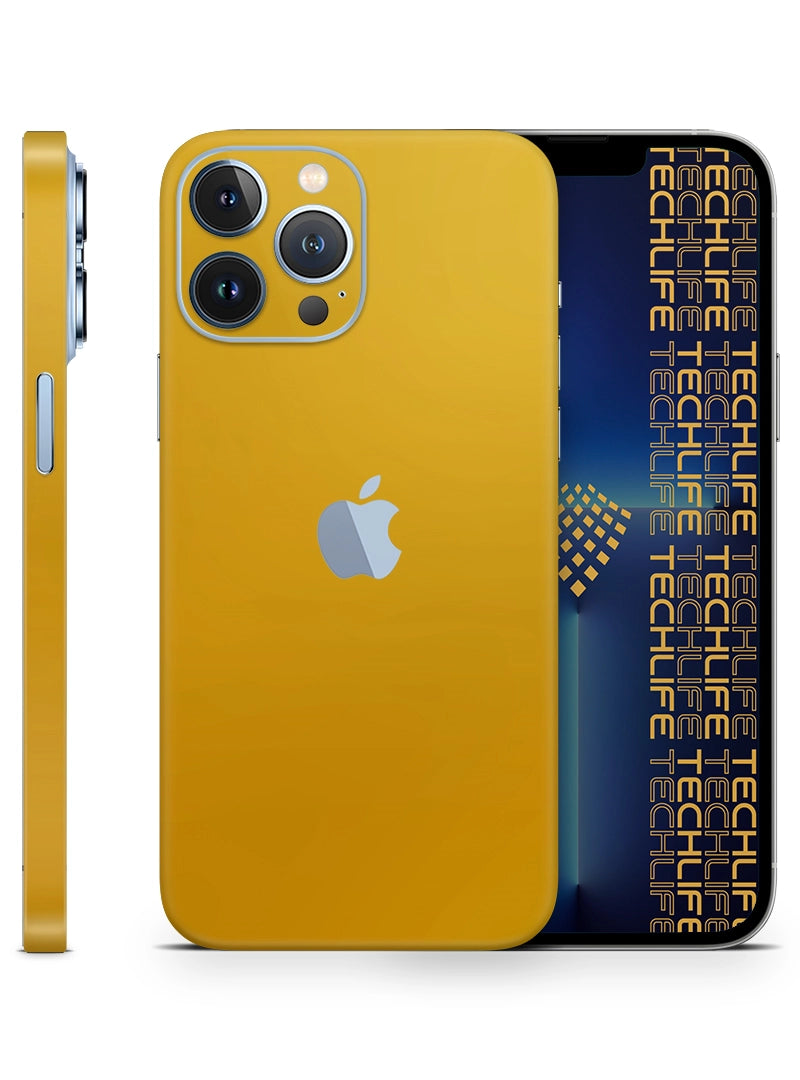 Skin Premium Color Amarillo Brillante iPhone 13 Pro Max