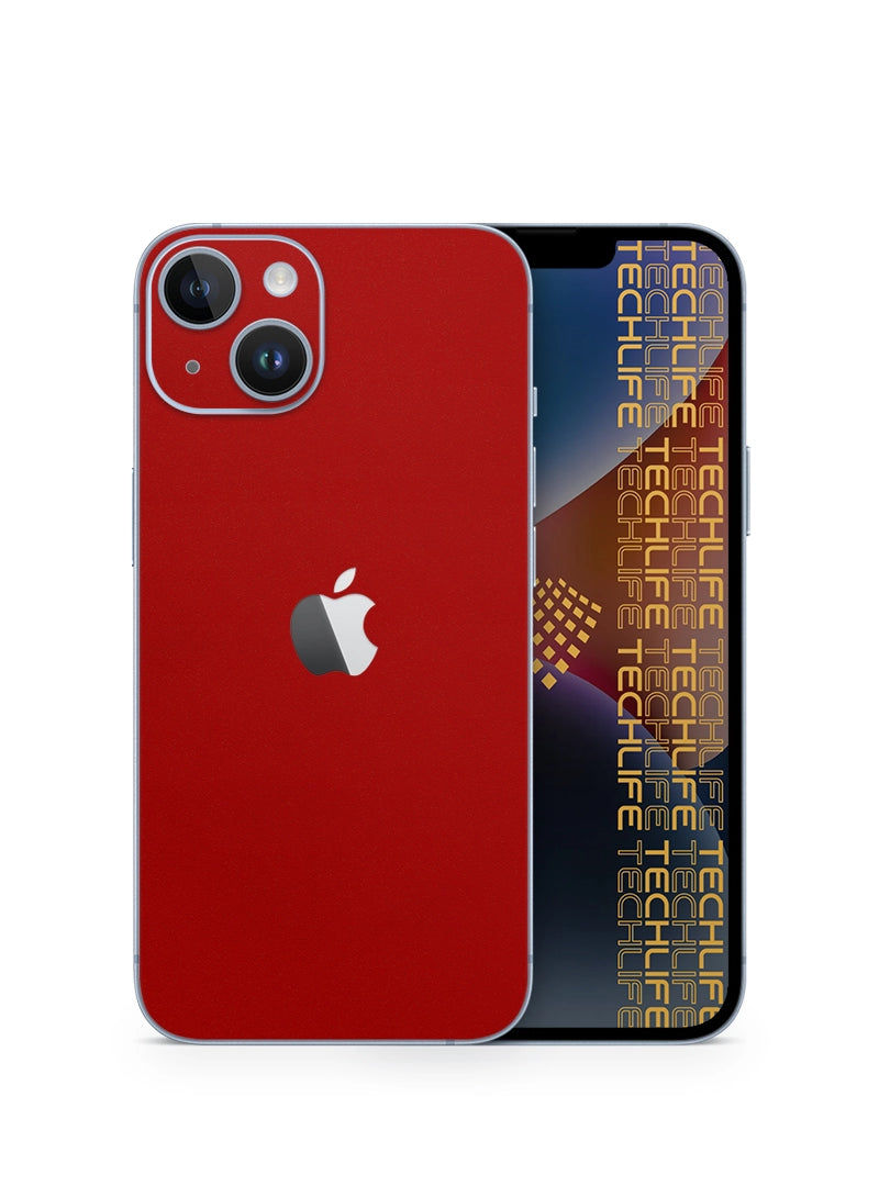 Skin Premium Alcantara Rojo iPhone 14