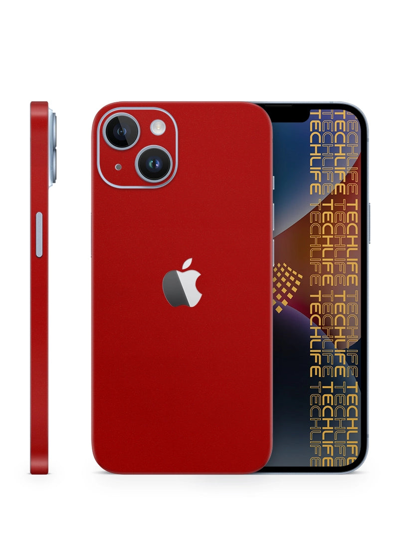 Skin Premium Alcantara Rojo iPhone 14
