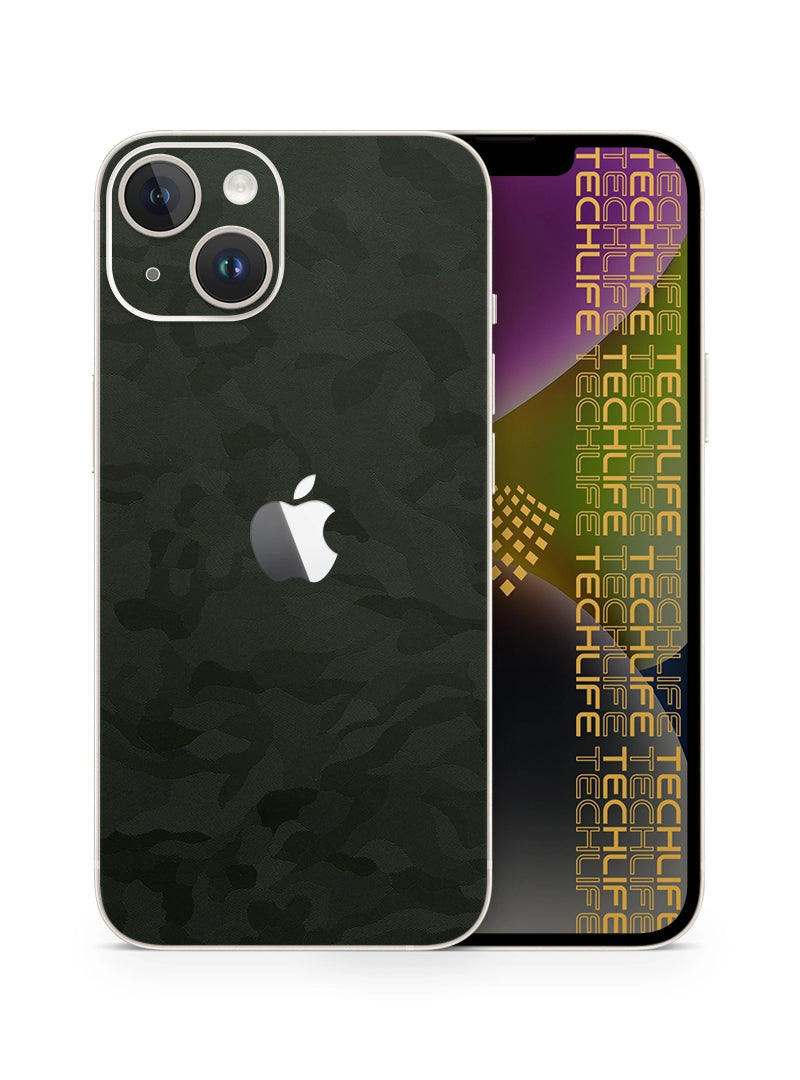 Skin Premium Camuflaje Alba Oliva iPhone 15 Plus