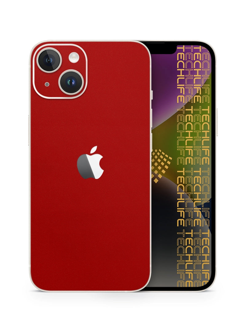 Skin Premium Alcantara Rojo iPhone 15