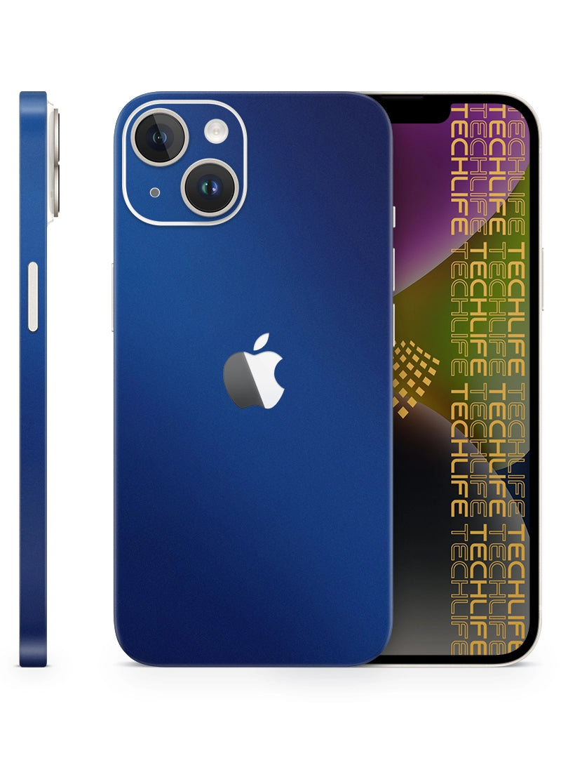 Skin Silver Azul Metálico iPhone 14 Plus