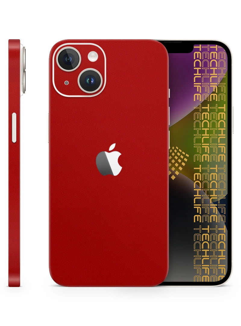 Skin Premium Alcantara Rojo iPhone 14 Plus