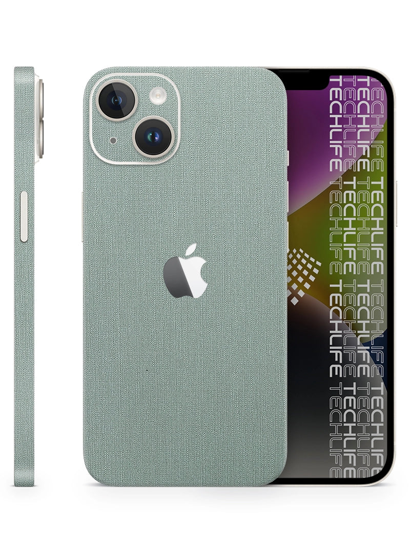 Skin Premium Mosaico verde acuarela iPhone 14 Plus