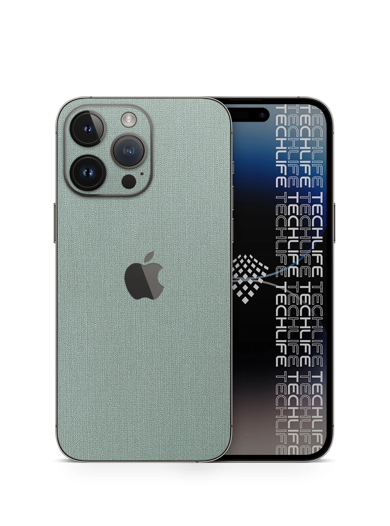 Skin Premium Mosaico verde acuarela iPhone 14 Pro