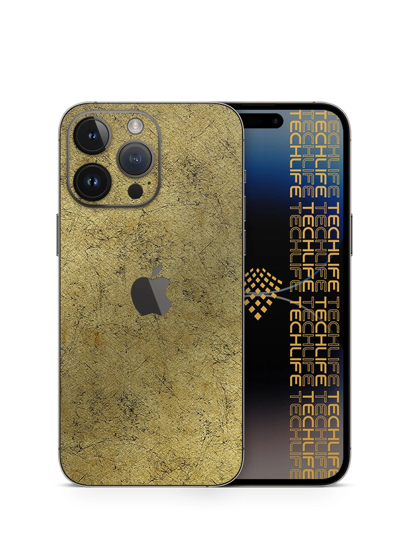 Skin Premium Metal Brass iPhone 14 Pro