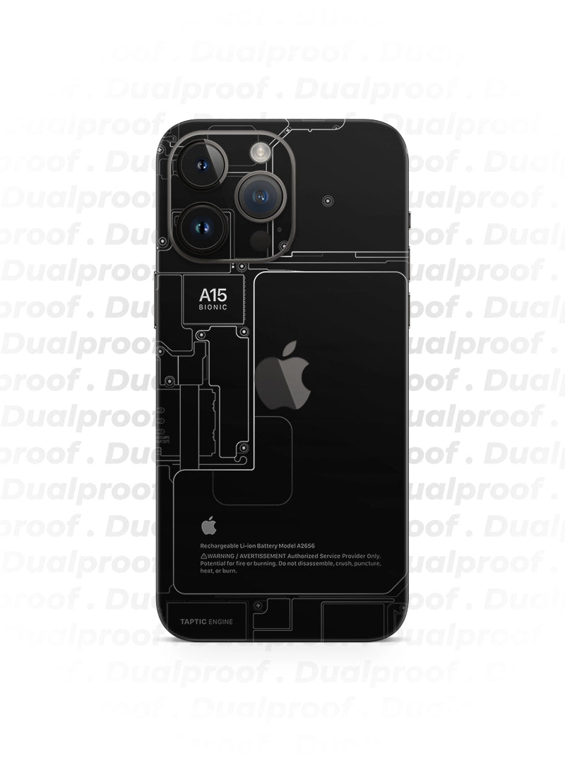 Case Antishock Dualproof iPhone 14 Pro - Fantasma Oscuro
