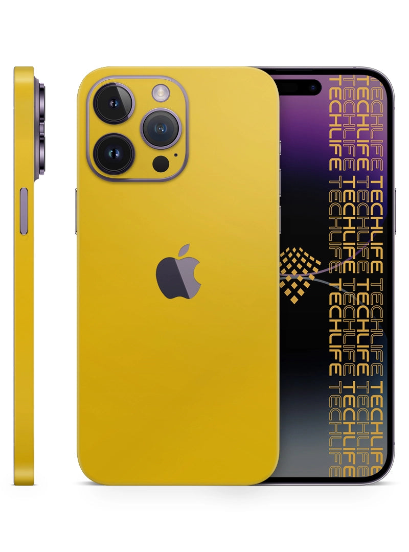 Skin Premium Color Amarillo Brillante iPhone 14 Pro Max