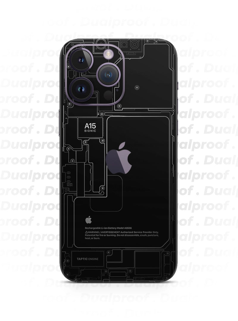 Case Antishock Dualproof  iPhone 14 Pro Max - Fantasma Oscuro