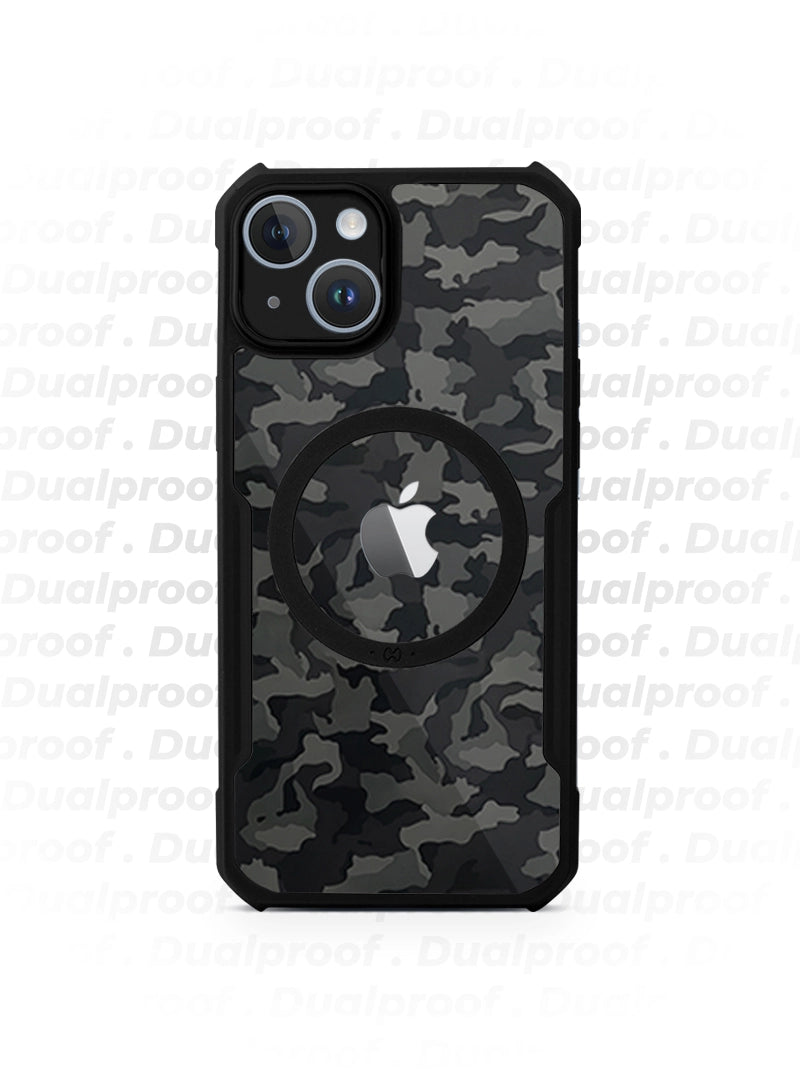 Case Antishock Dualproof iPhone 14 - Manto Militar