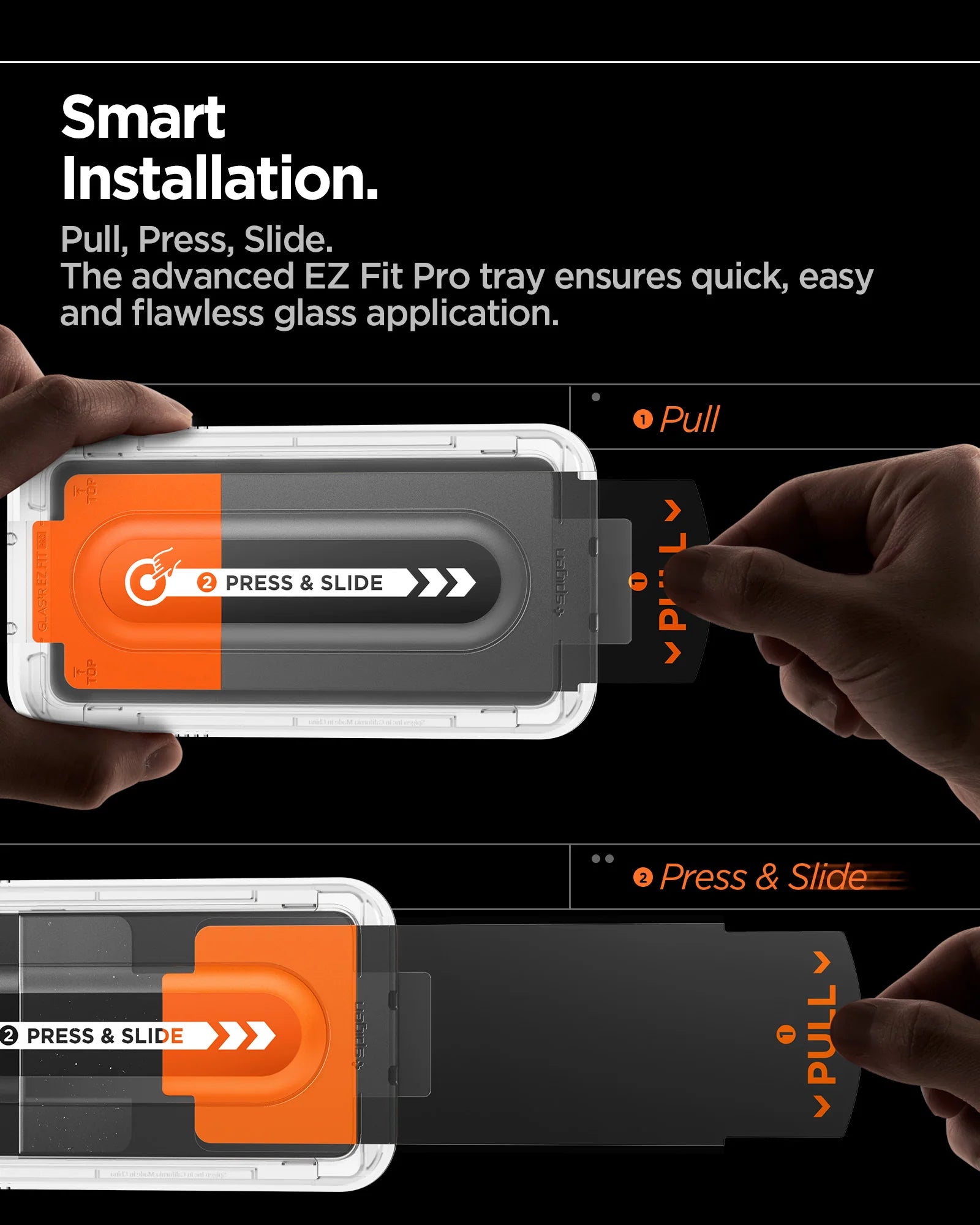 Protector de Pantalla Spigen GLAS.tR EZ Fit Pro Galaxy S25 Edge ( 2pack)