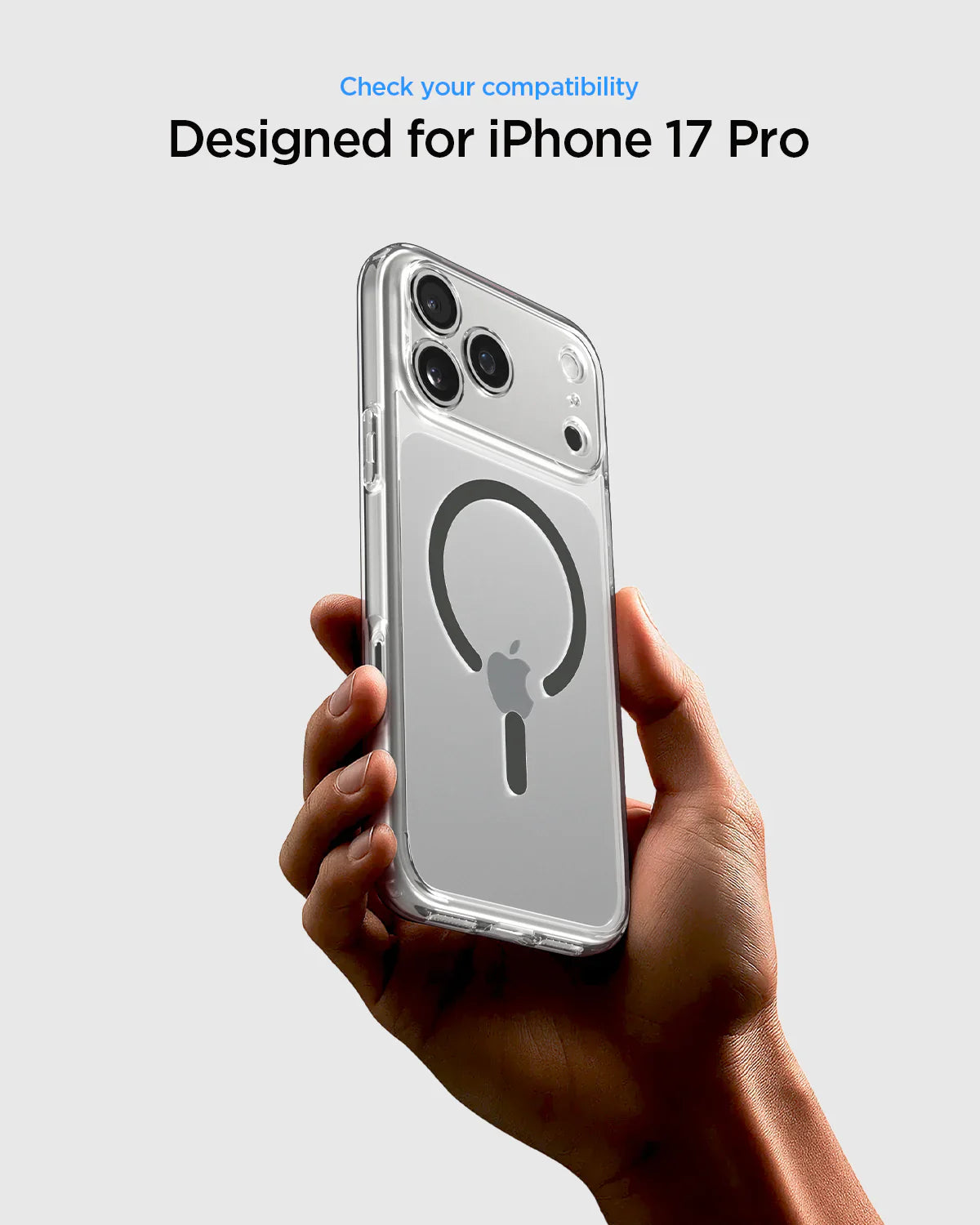 Case Spigen Crystal Hybrid Mag Fit iPhone 17 Pro (MagSafe)