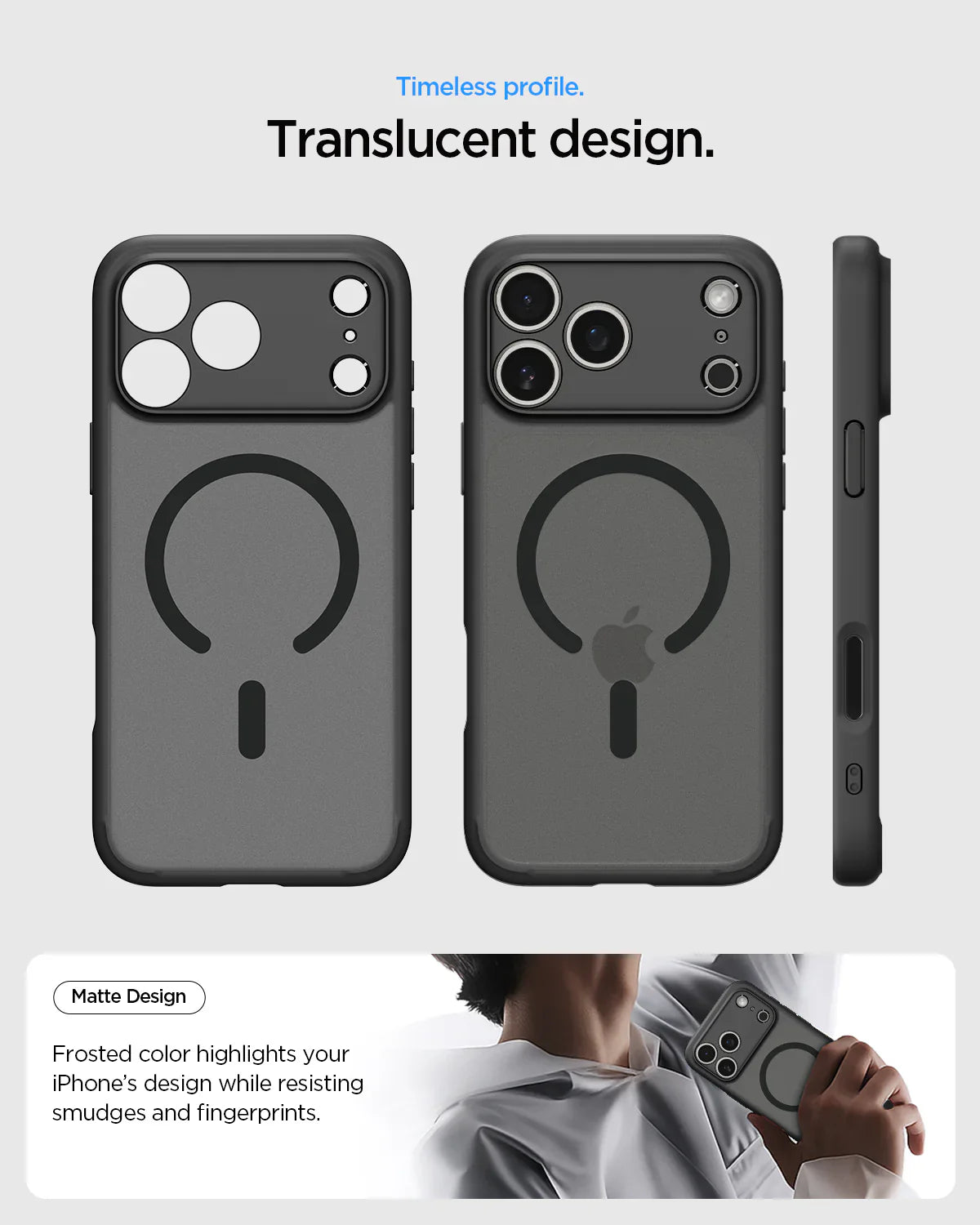 Case Spigen Crystal Hybrid iPhone 17 Pro Max (MagSafe)