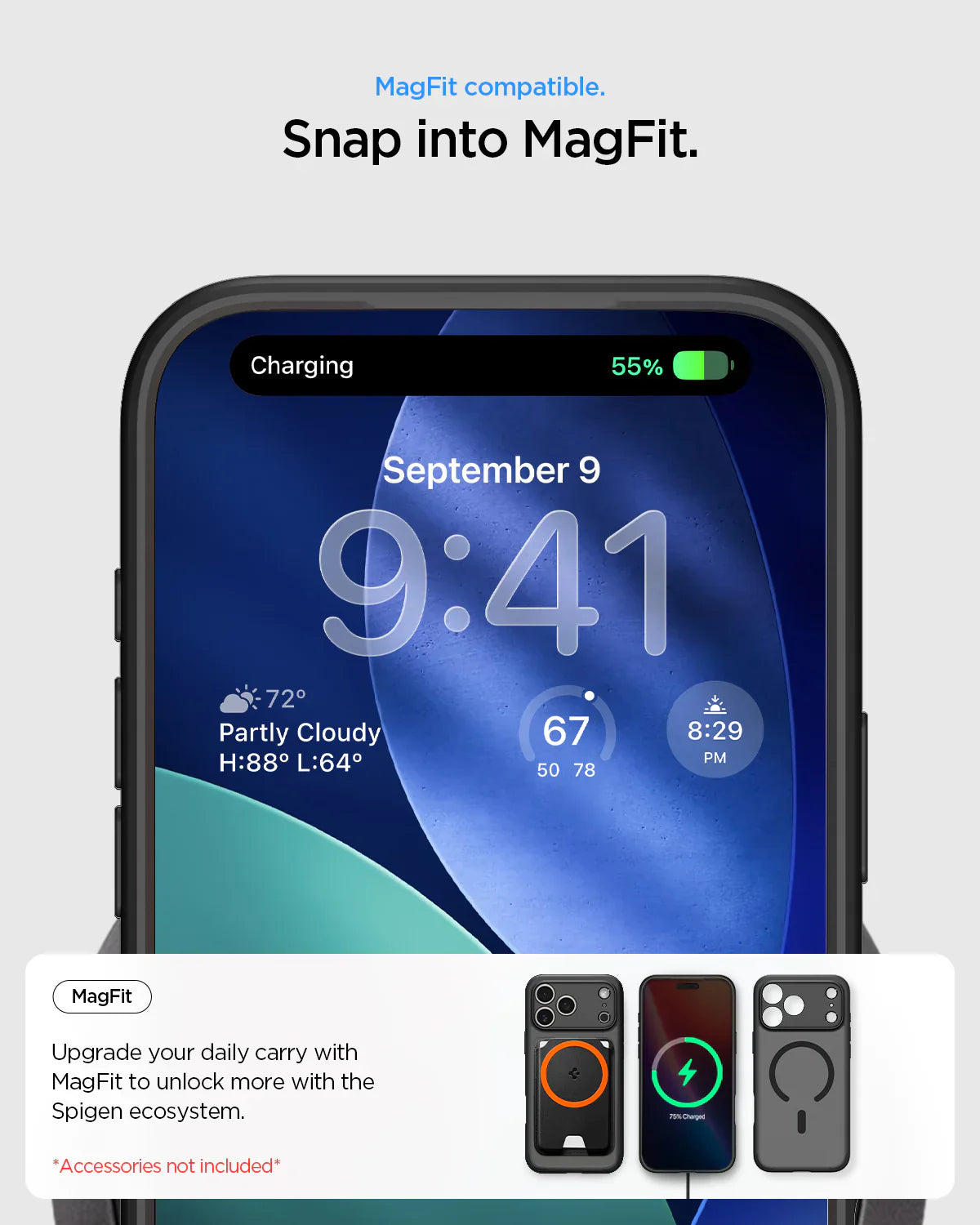 Case Spigen Crystal Hybrid iPhone 17 Pro Max (MagSafe)