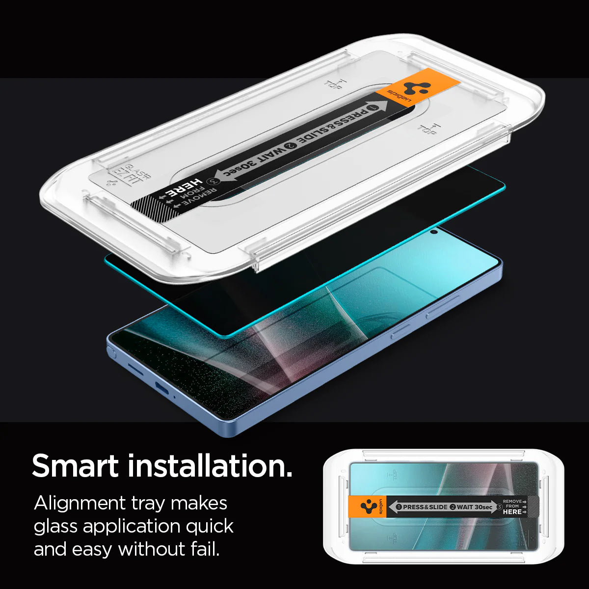 Protector de pantalla Spigen EZ FIT GLAS.tR Privacy Galaxy S25 Ultra ( 2 Pack )