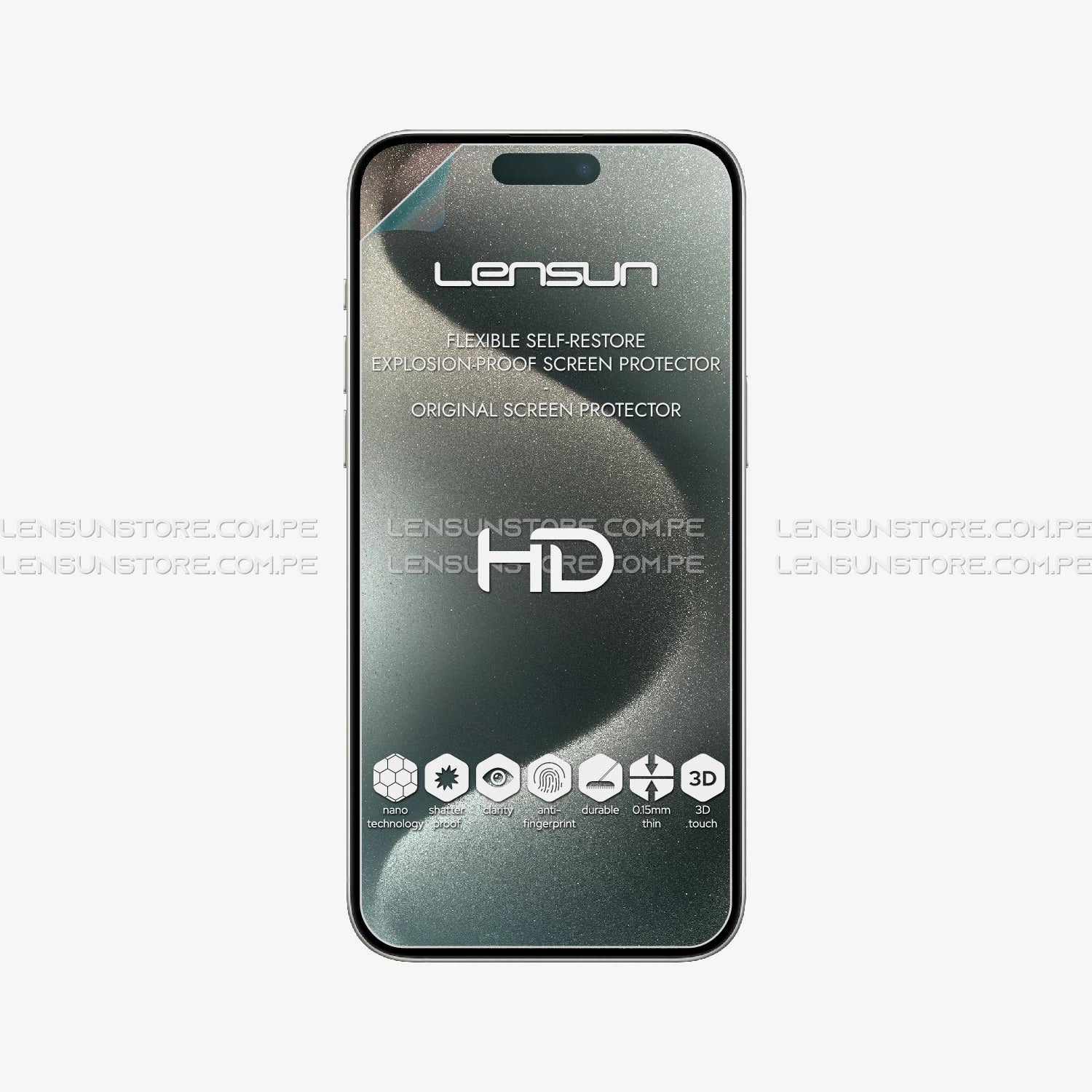 Protector de Pantalla HD - iPhone 15 Pro Max