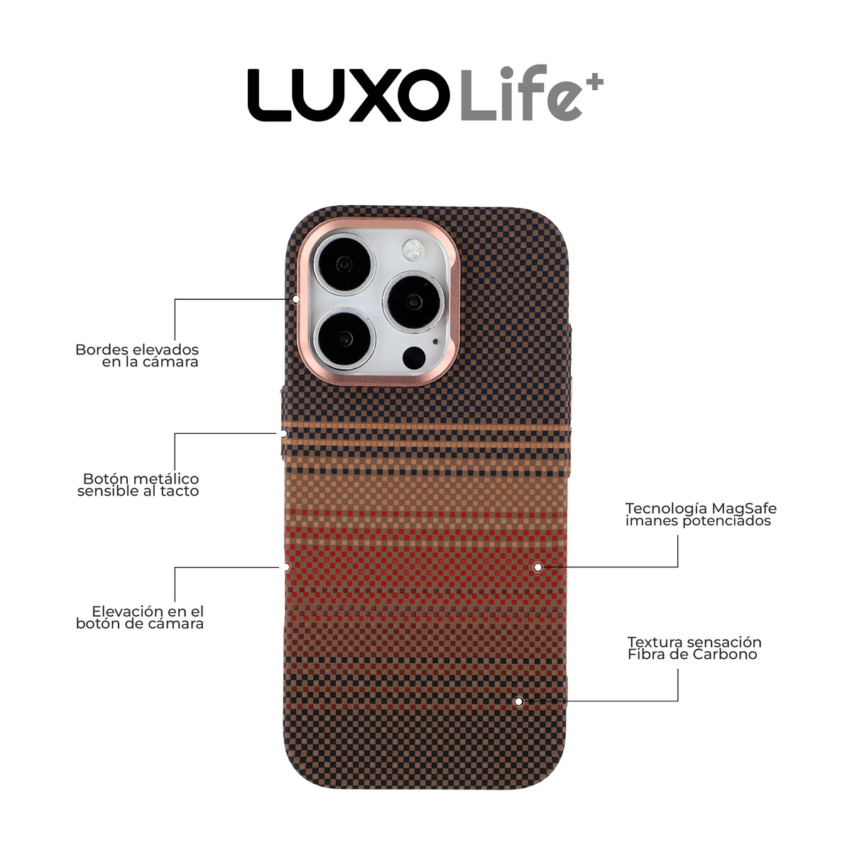 Case Luxo Life - iPhone 16 Pro Max (MagSafe)