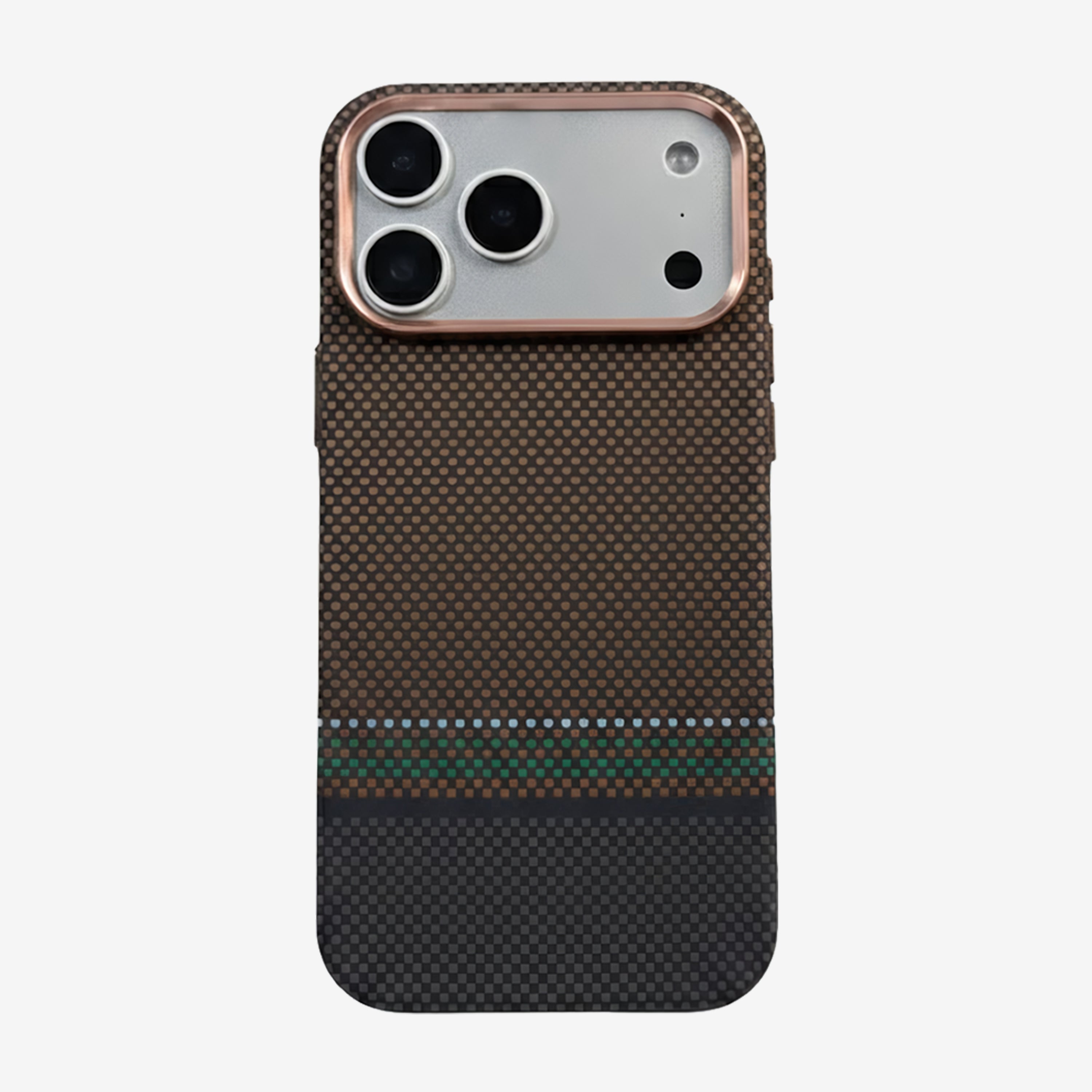 Case Ultra Delgado con Diseño Fibra de Carbono para iPhone 17 Pro ( Aurora )