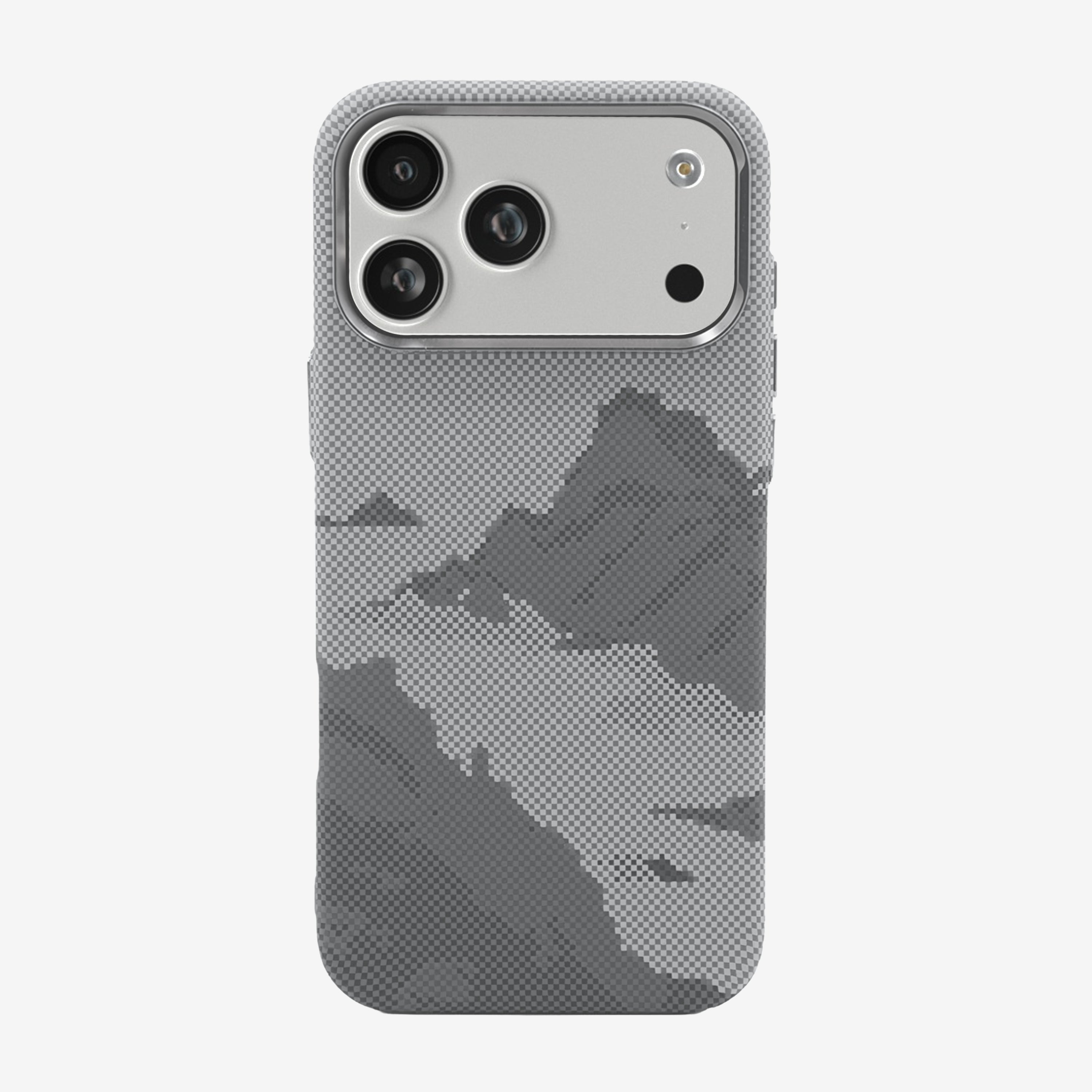Case Luxo Diseño Fibra de Carbono  - iPhone 17 Pro Max (Mountain) ( Magsafe)