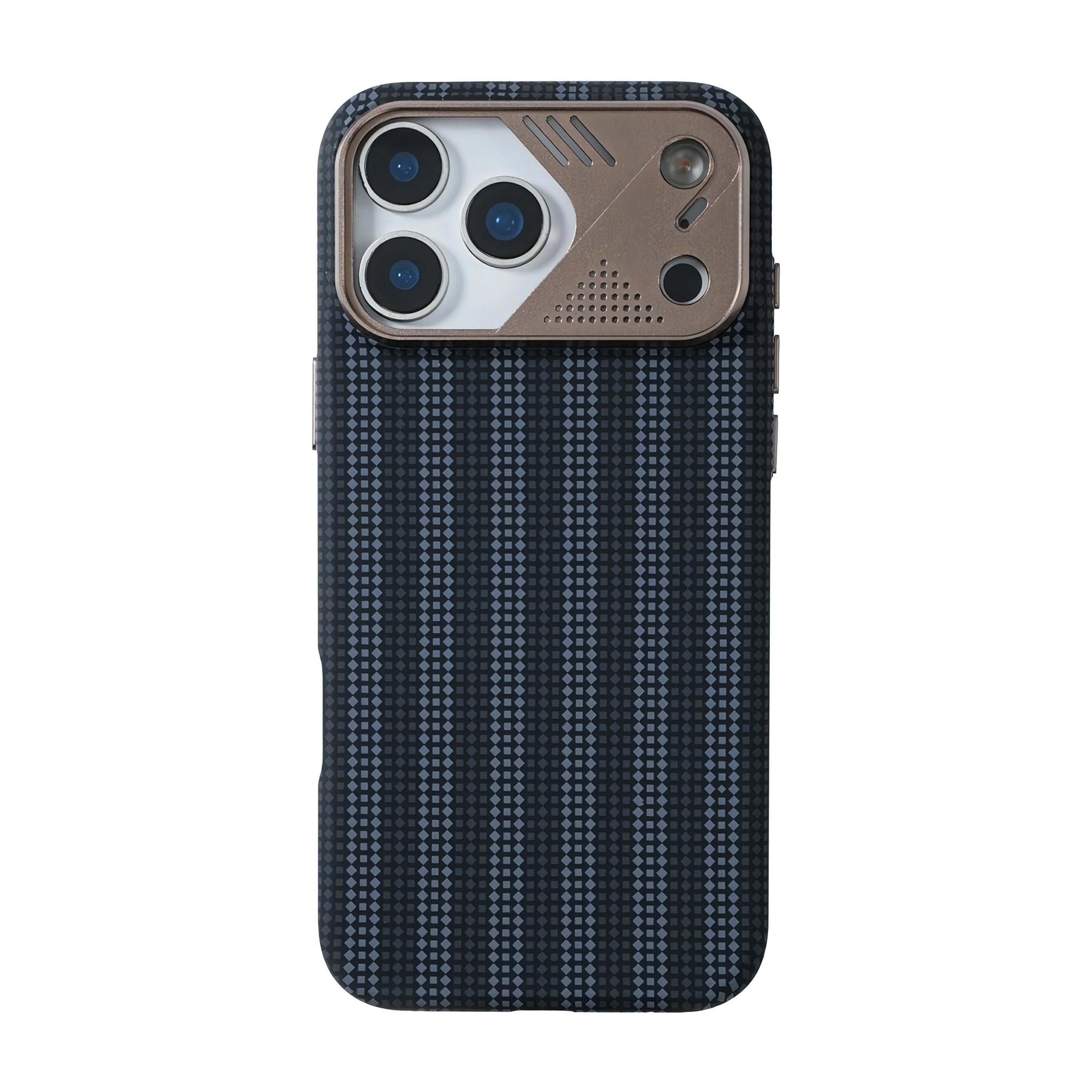 Case Delgado Luxo Metal - iPhone 17 Pro Max (Monocromo) (Magsafe)