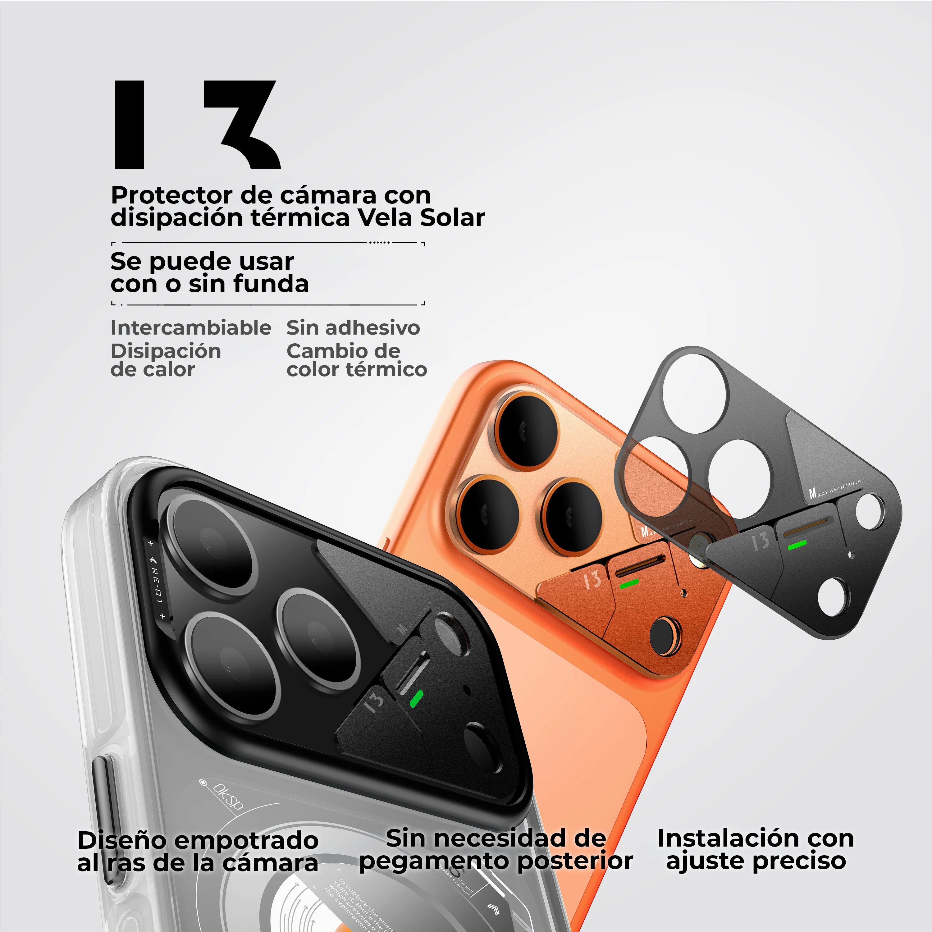 BiPack Case Core X Armor + Protector de Cámara OKSP - iPhone 17 Pro (MagSafe)